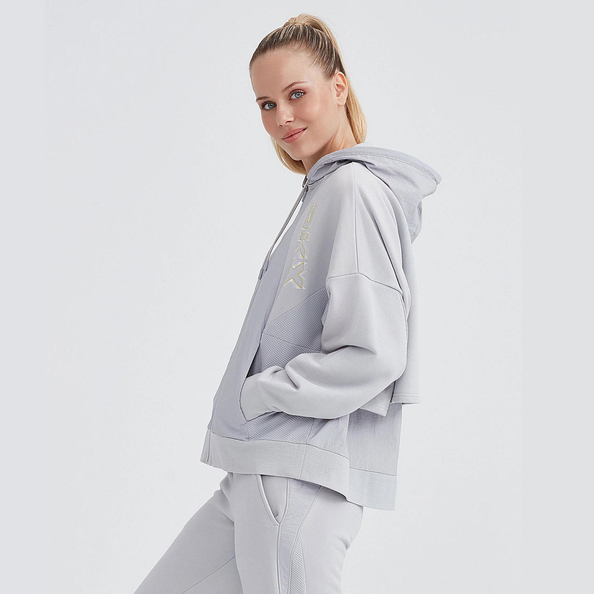 W LW Fleece Full Zip Hoodie Sweatshirt - NIKE 032