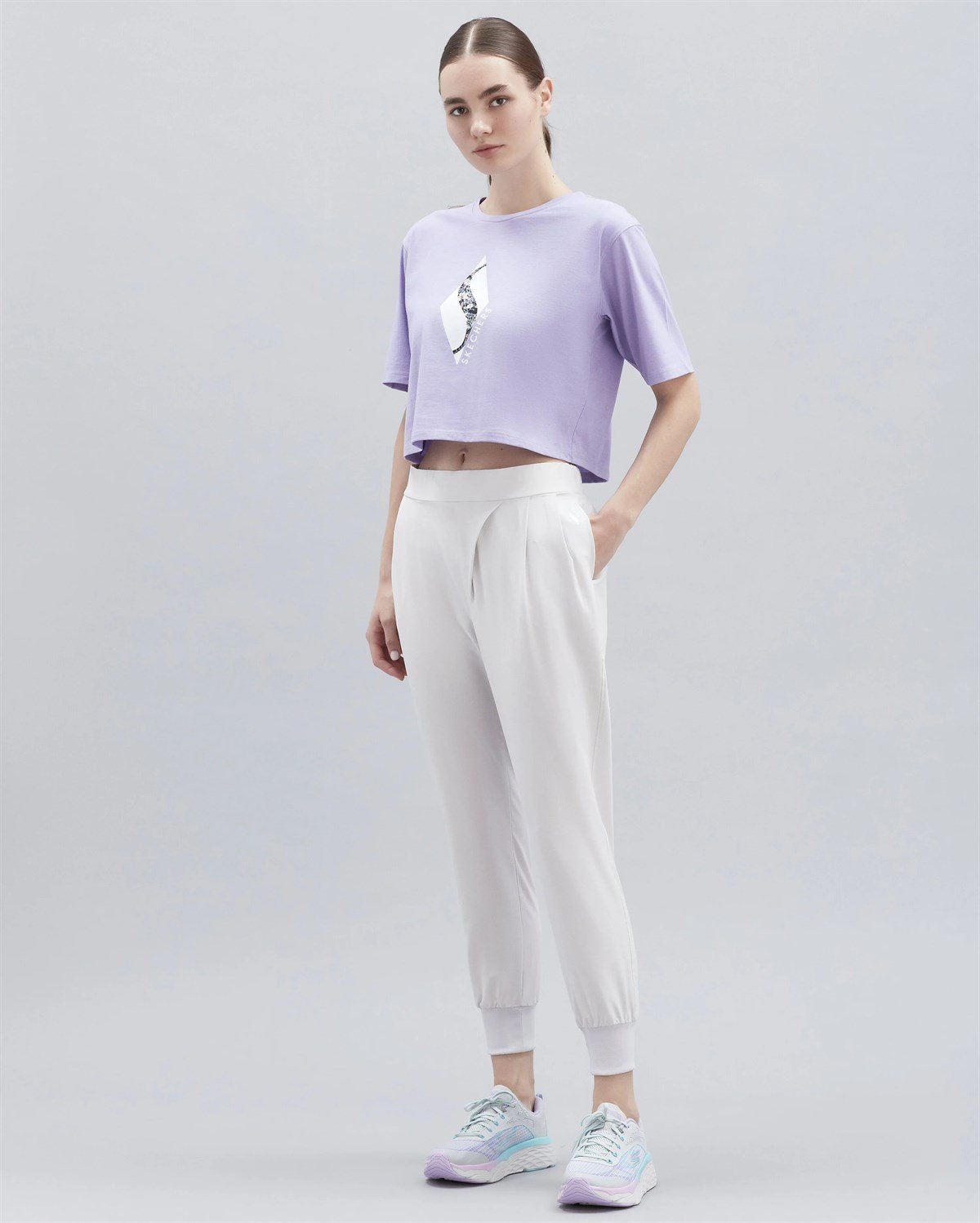 W Micro Coll Daily Jogger Pant - AÇIK BEJ