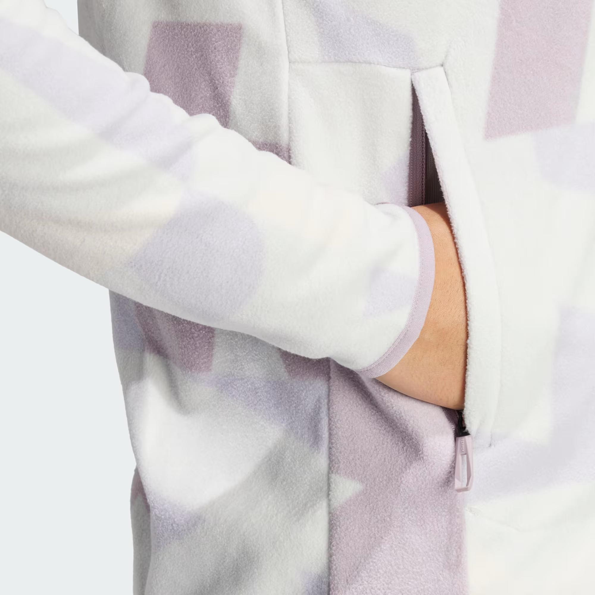 W MT AOP FZ FL - ADIDAS SIYAH