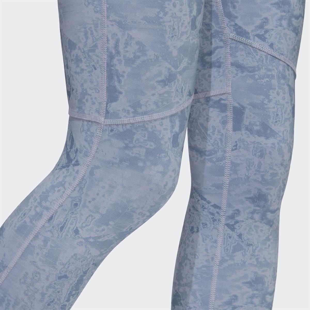 W MT AOP Tights - ADIDAS SIYAH