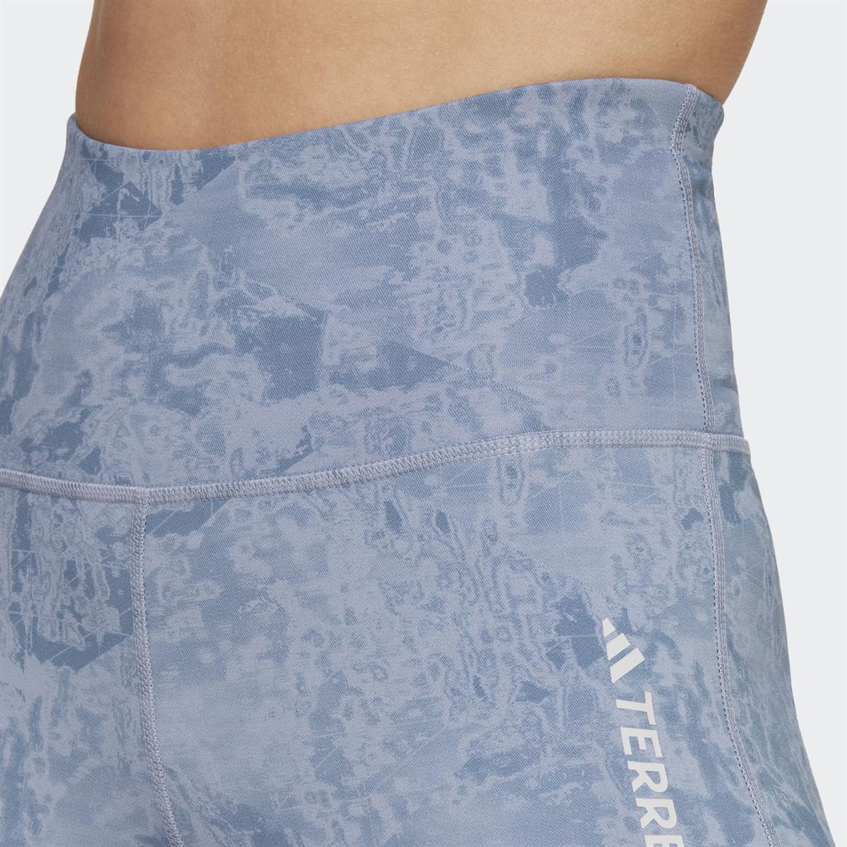 W MT AOP Tights - ADIDAS SIYAH