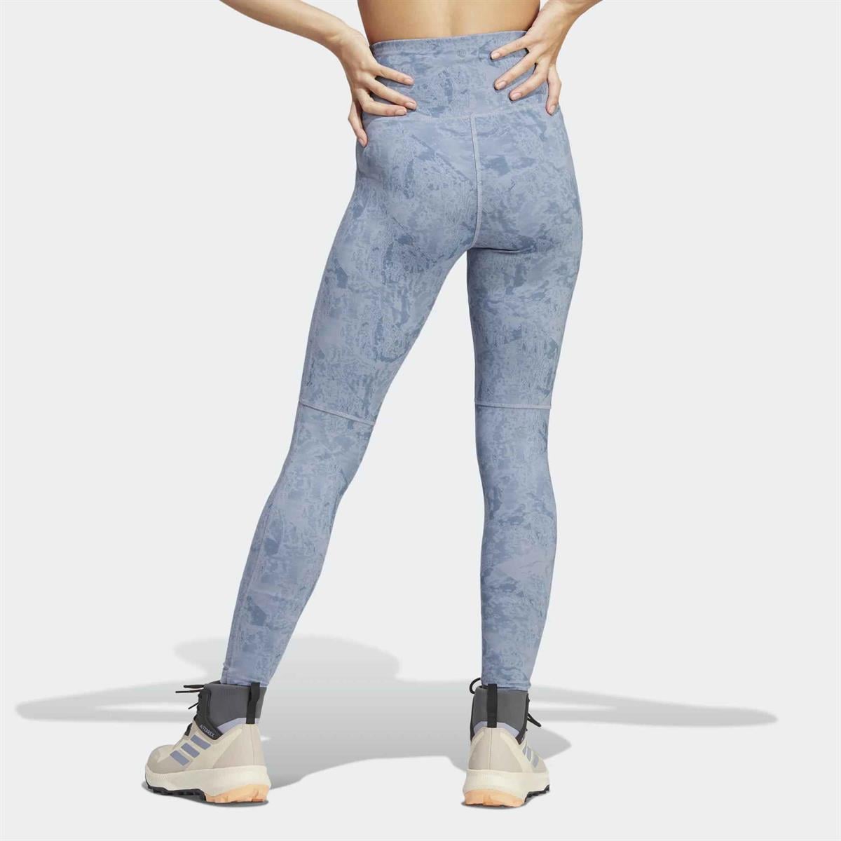 W MT AOP Tights - ADIDAS SIYAH