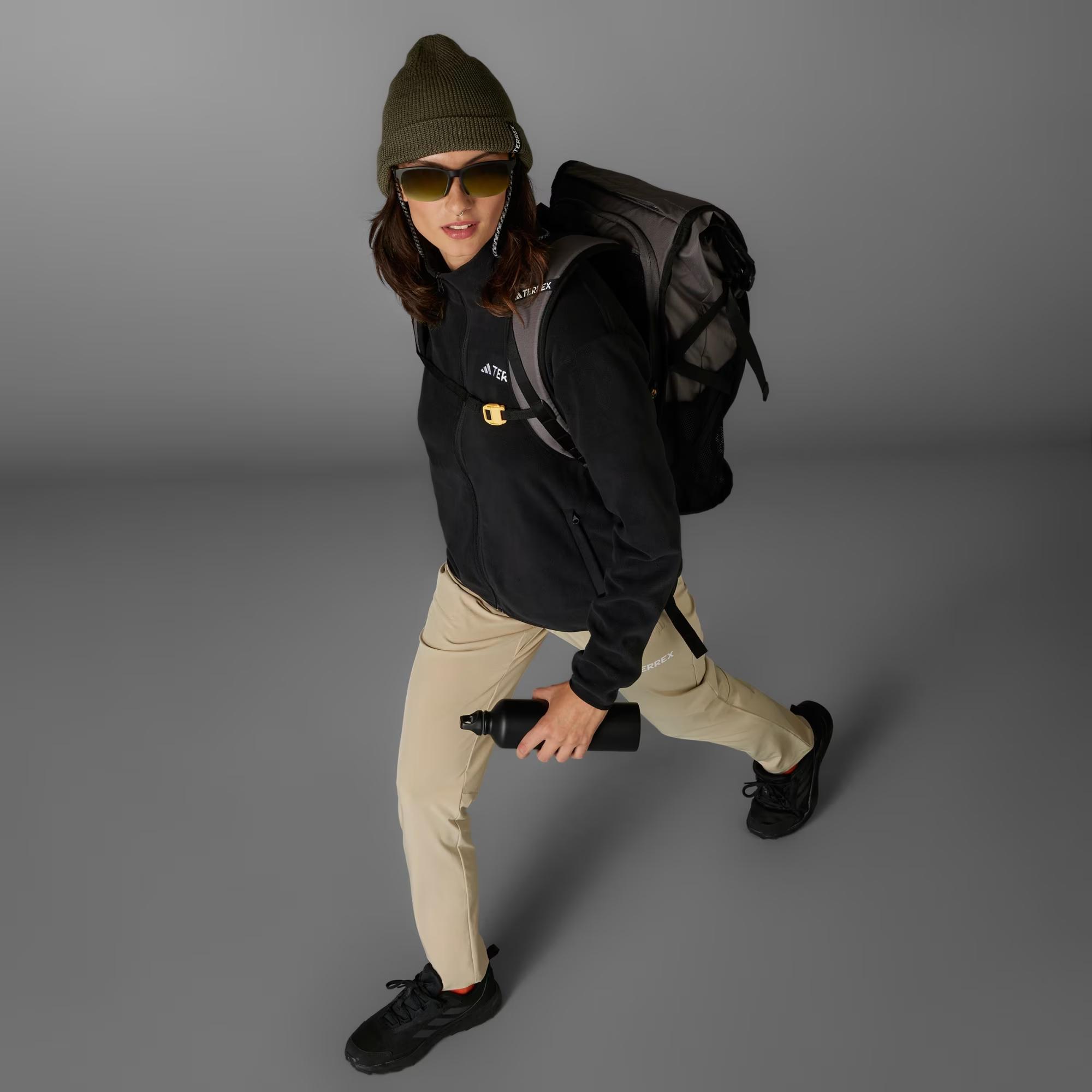 W MT ESS FZ FL - ADIDAS SIYAH