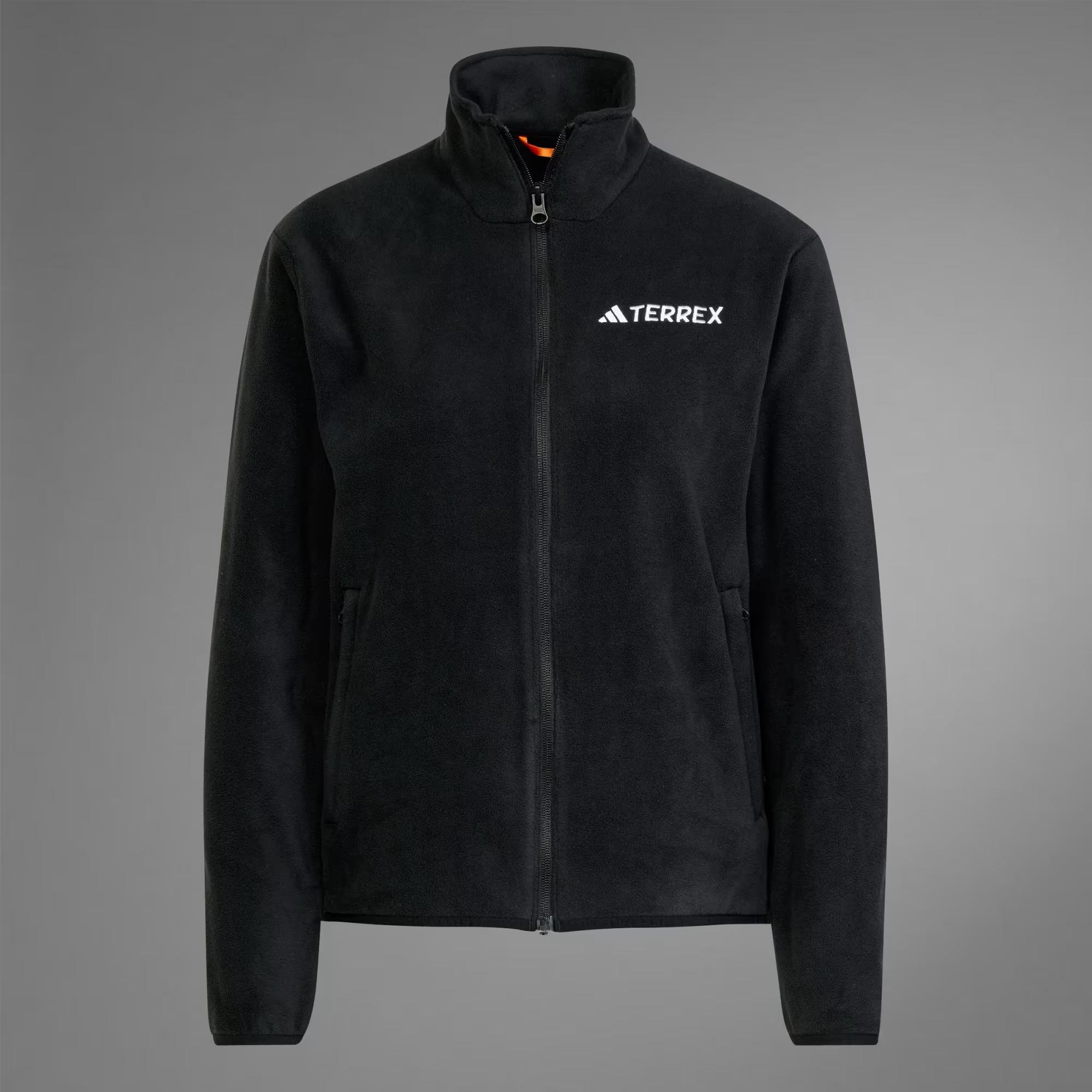 W MT ESS FZ FL - ADIDAS SIYAH