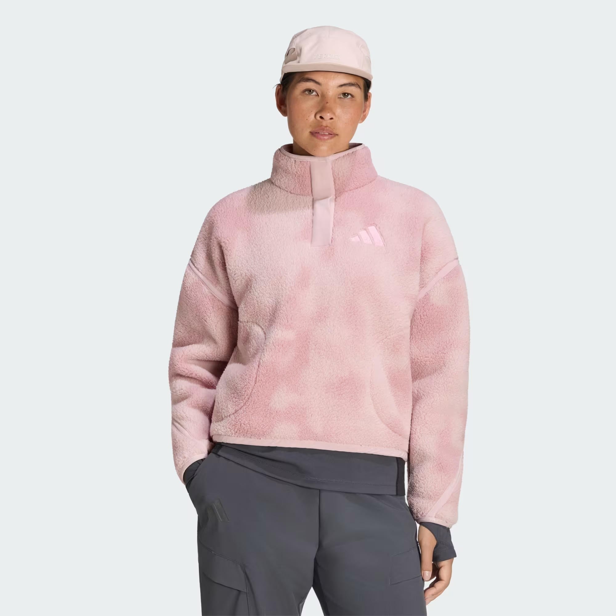 W MT ESS HP AOP - ADIDAS SIYAH