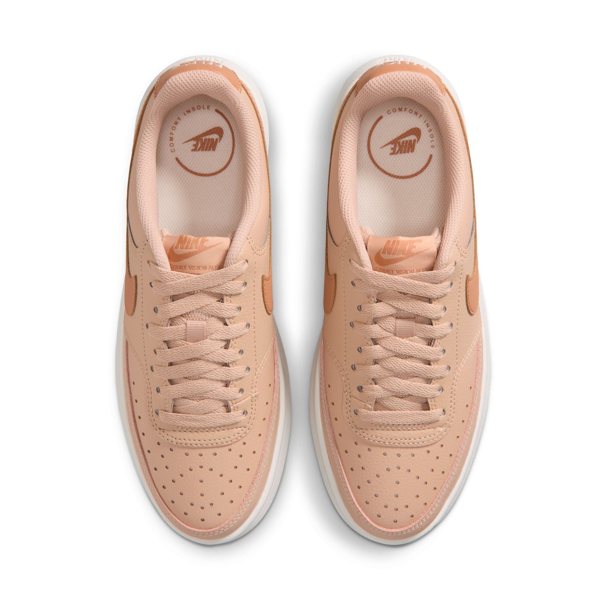 W NIKE COURT VISION ALTA LTR - KAHVE/BEJ