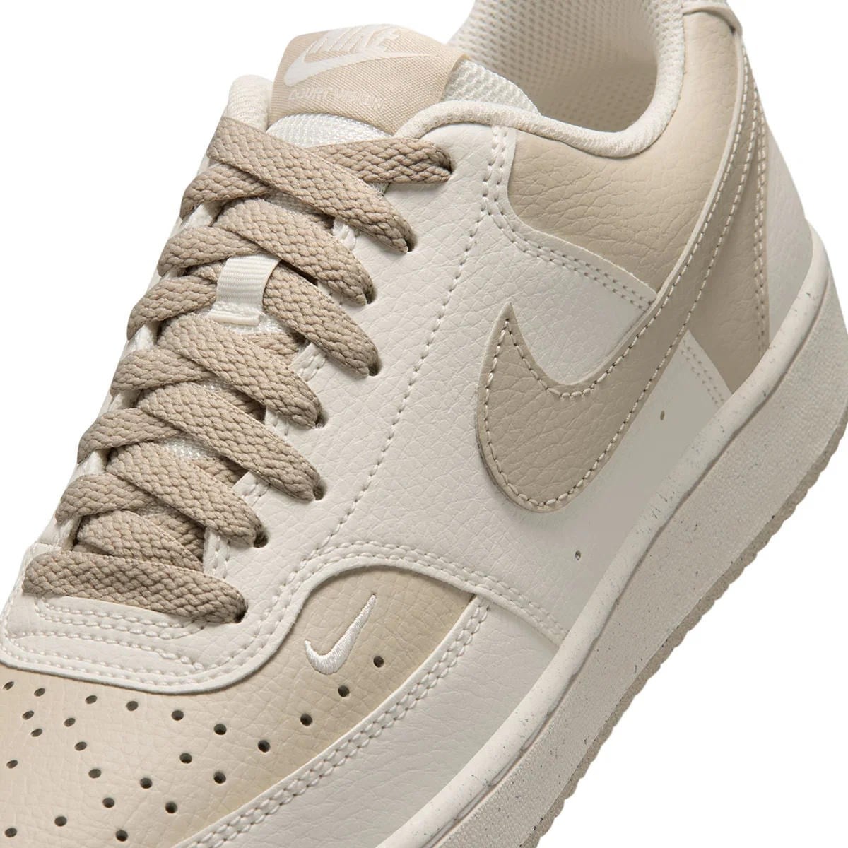 W NIKE COURT VISION LO NN - SİYAH/BEJ