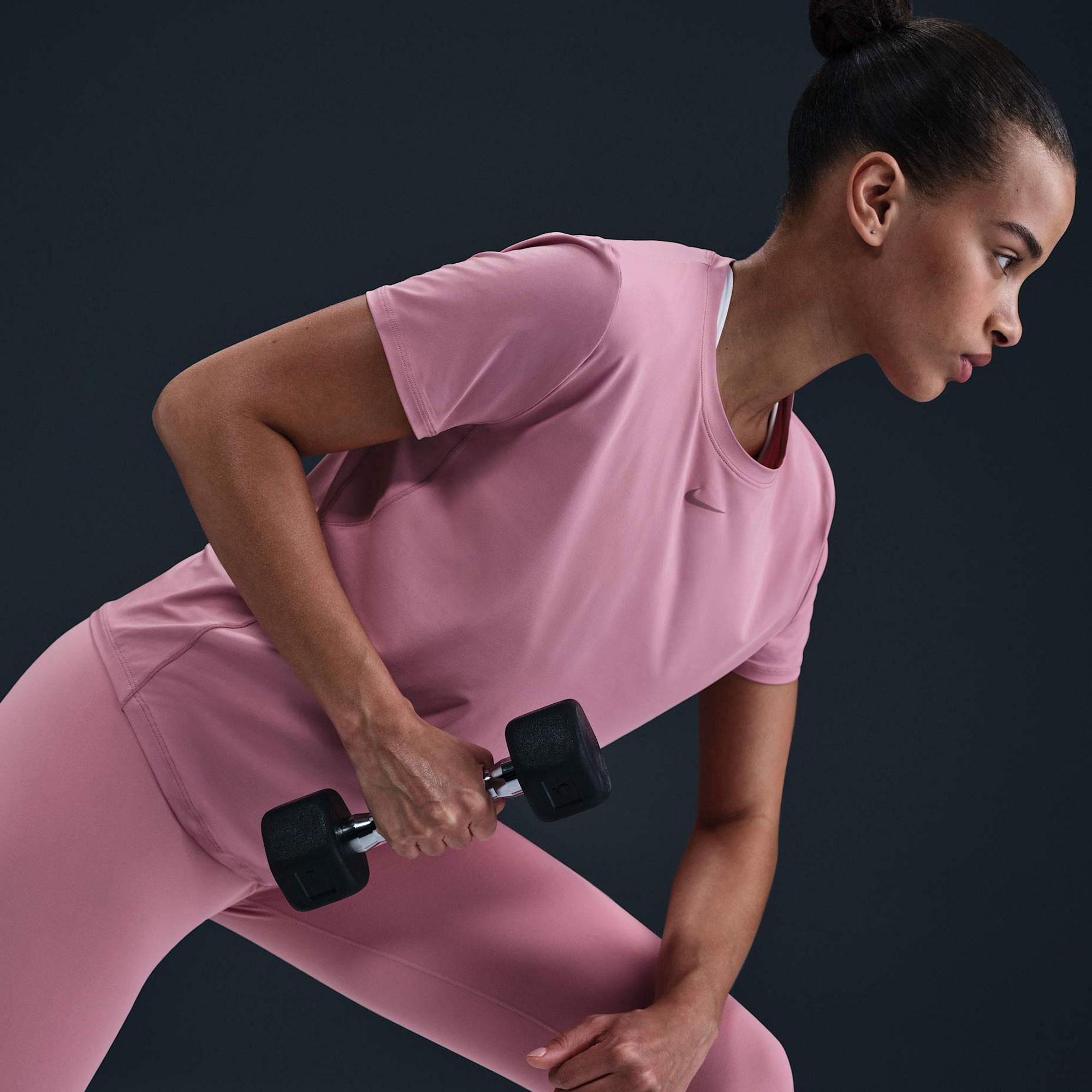 W NK ONE CLASSIC DF SS TOP - KAHVE/SİMLİ