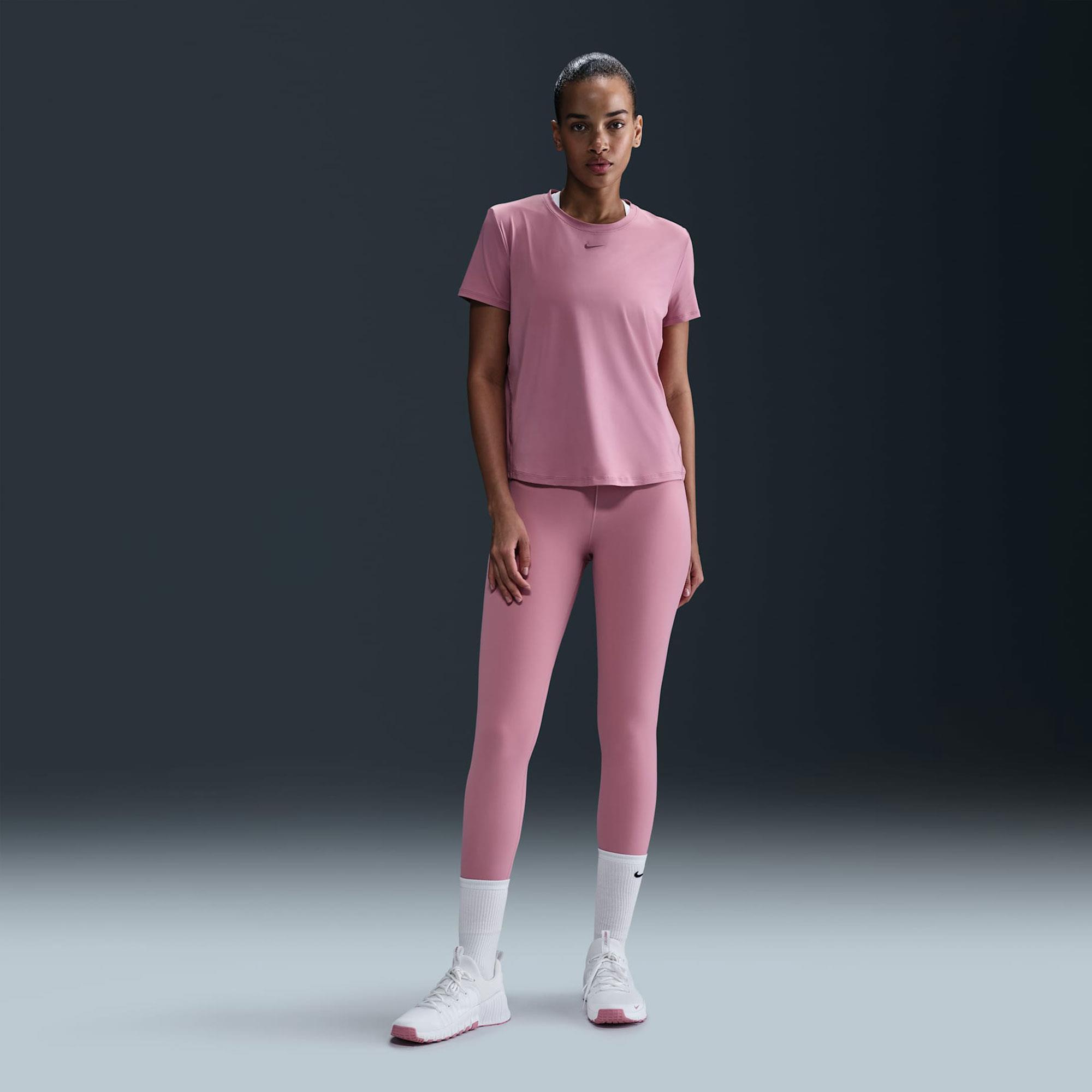 W NK ONE CLASSIC DF SS TOP - KAHVE/SİMLİ