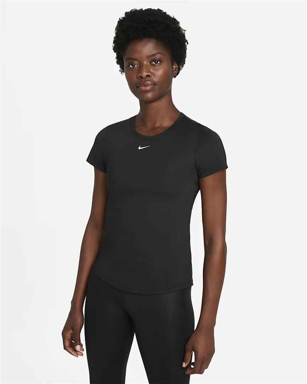 W NK ONE DF SS SLIM TOP - BEYAZ