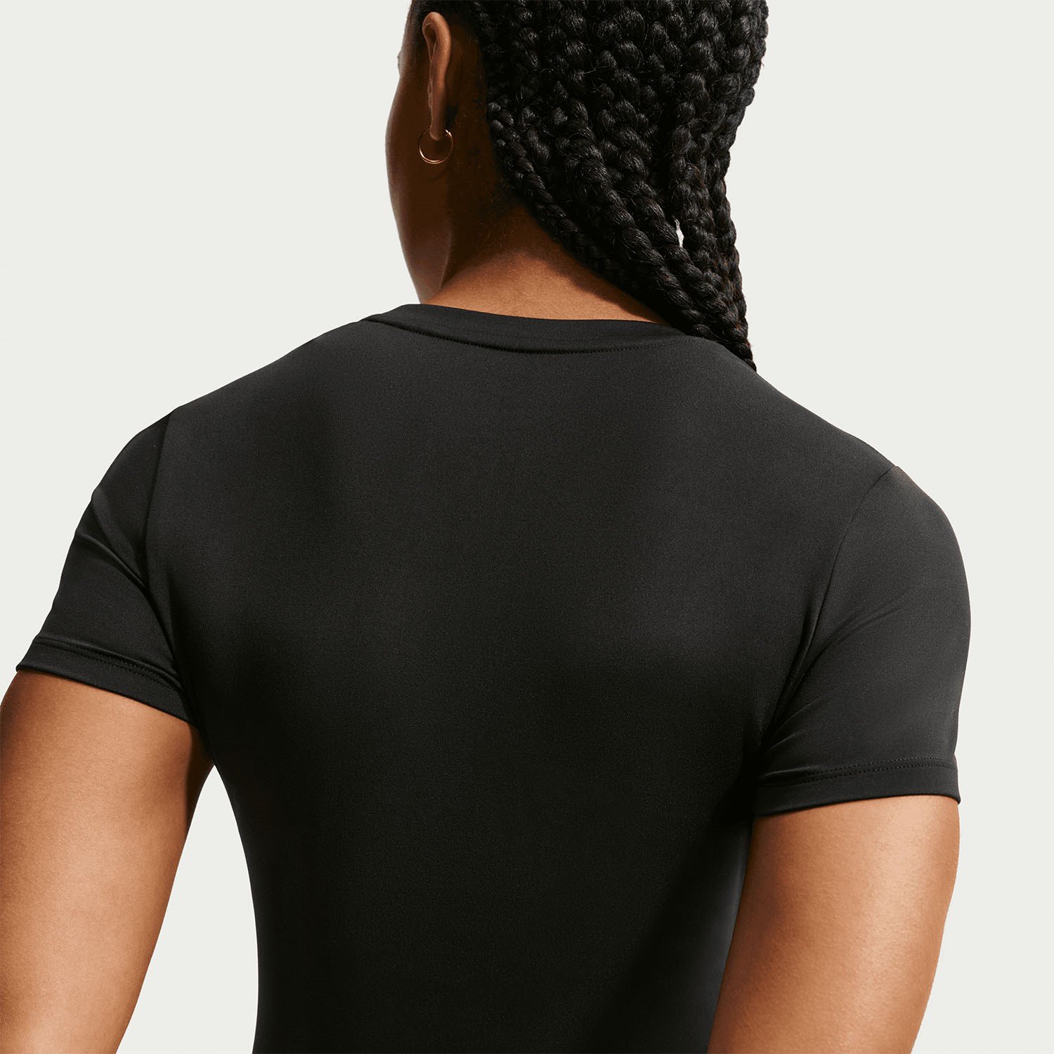 W NK ONE FITTED SS TOP - BEYAZ