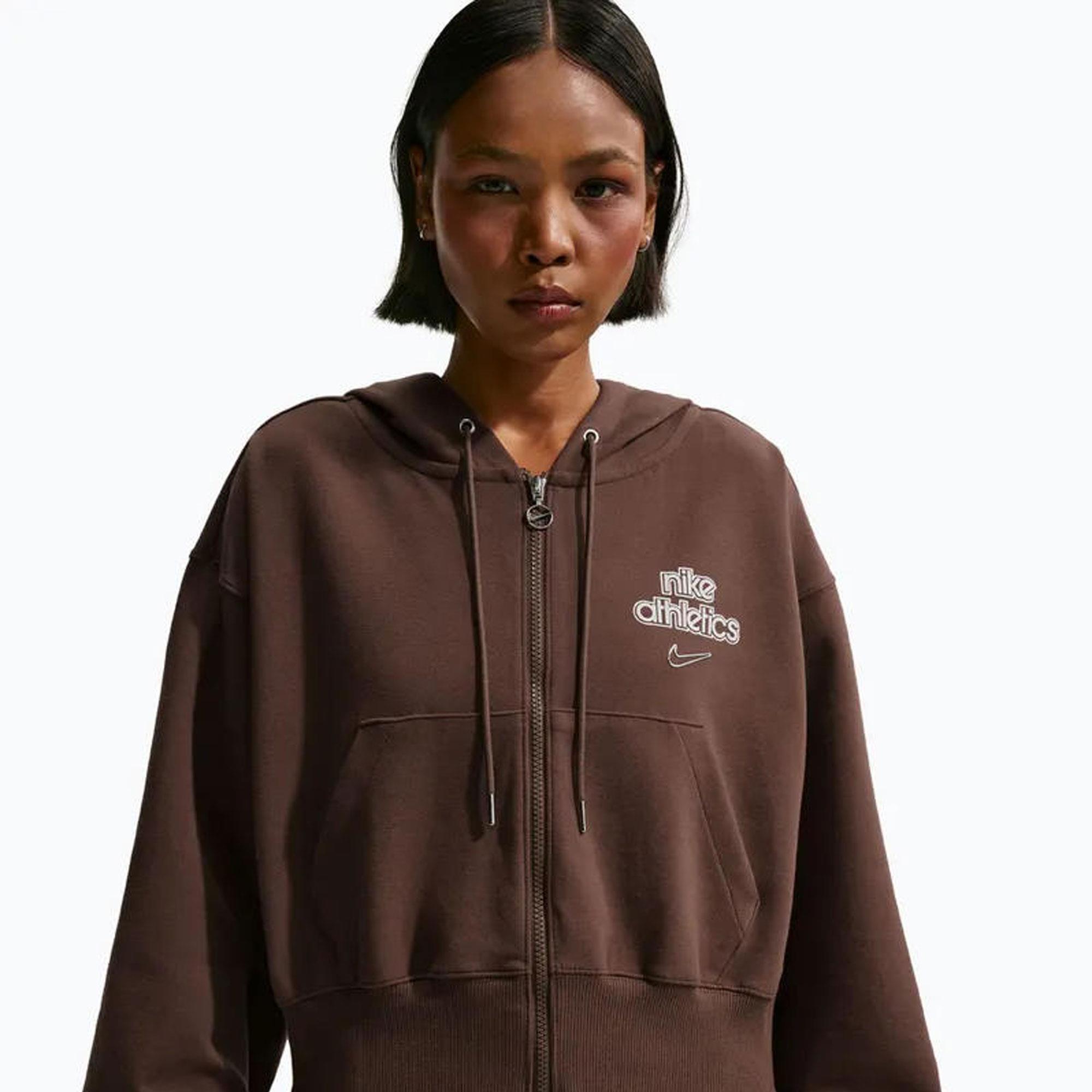 W NK PHNX FLC FZ HD GLS - BEJ/BORDO