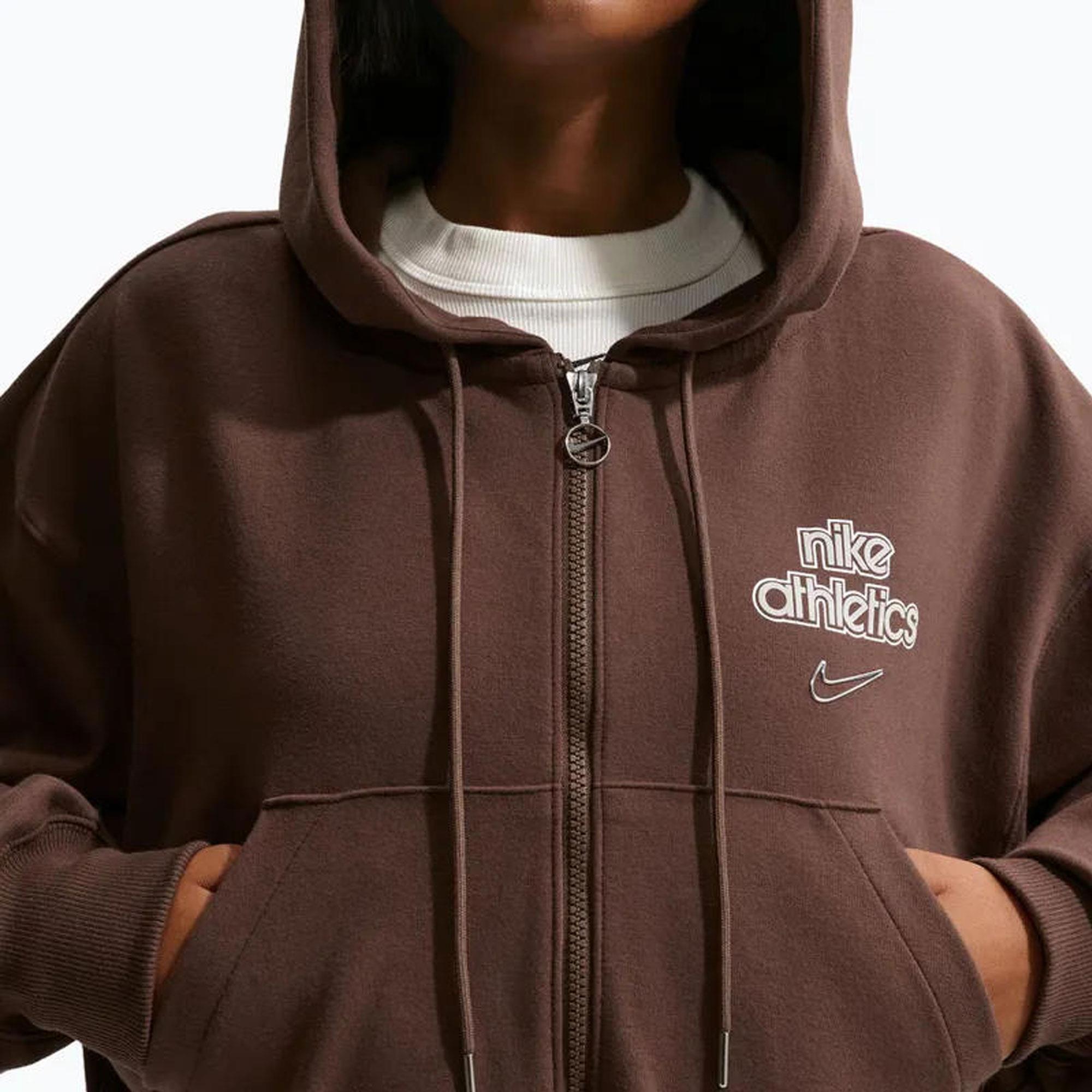 W NK PHNX FLC FZ HD GLS - BEJ/BORDO
