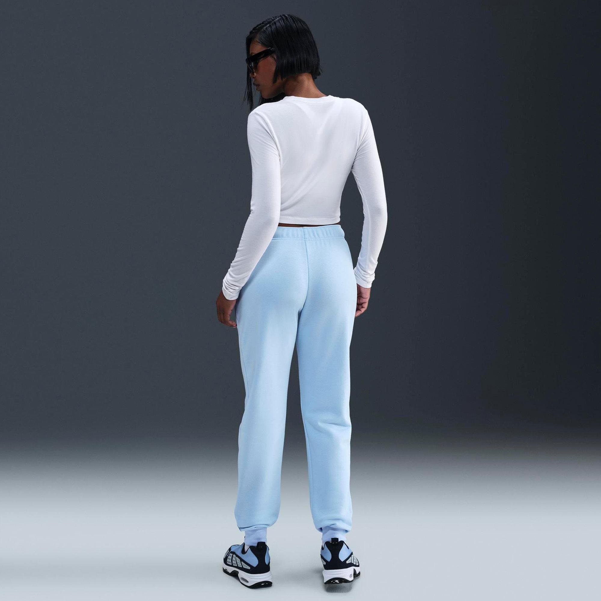 W NSW CLUB FLC GX STD PANT - LACİVERT/SARI