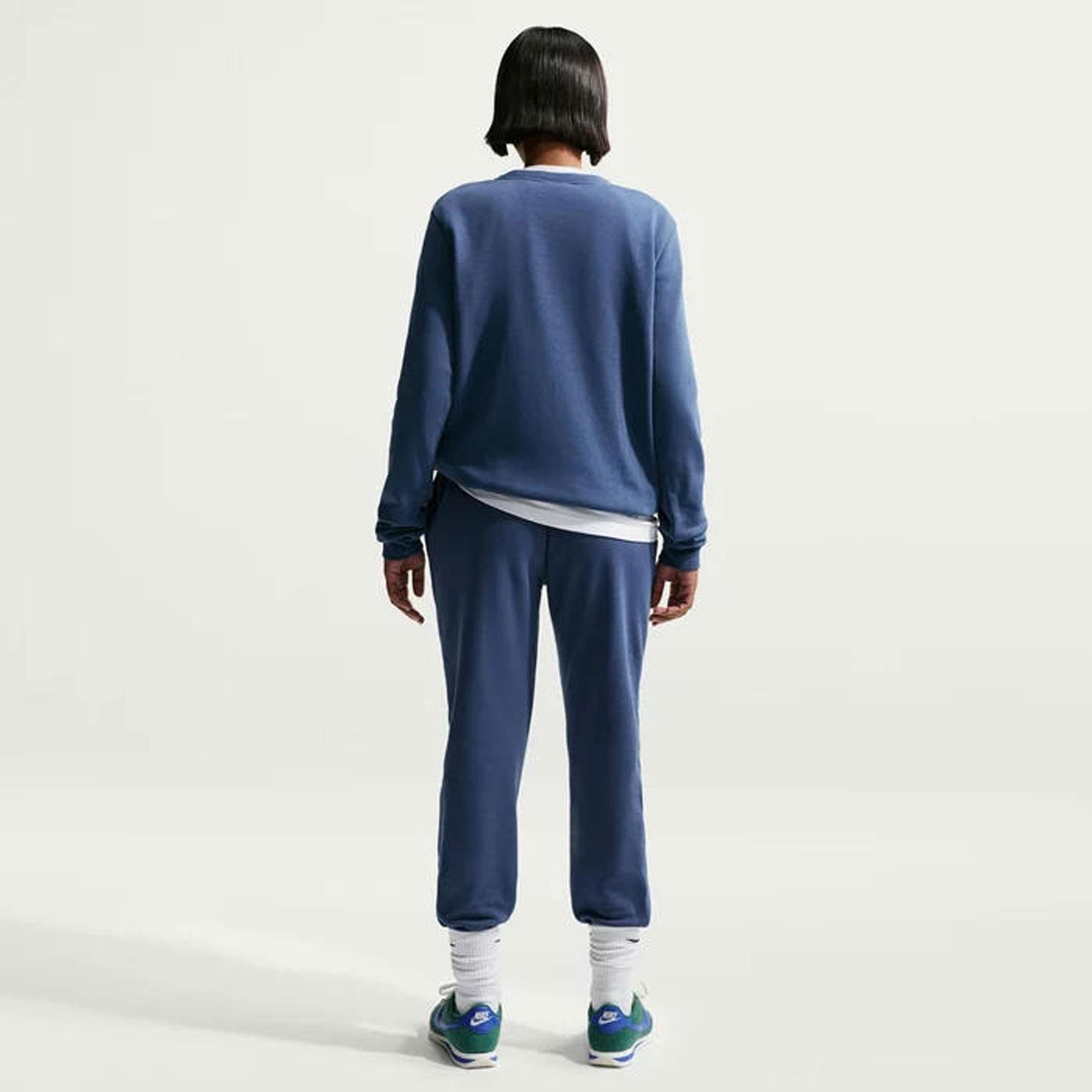 W NSW CLUB FLC STD GX PANT - SİYAH LEOPAR