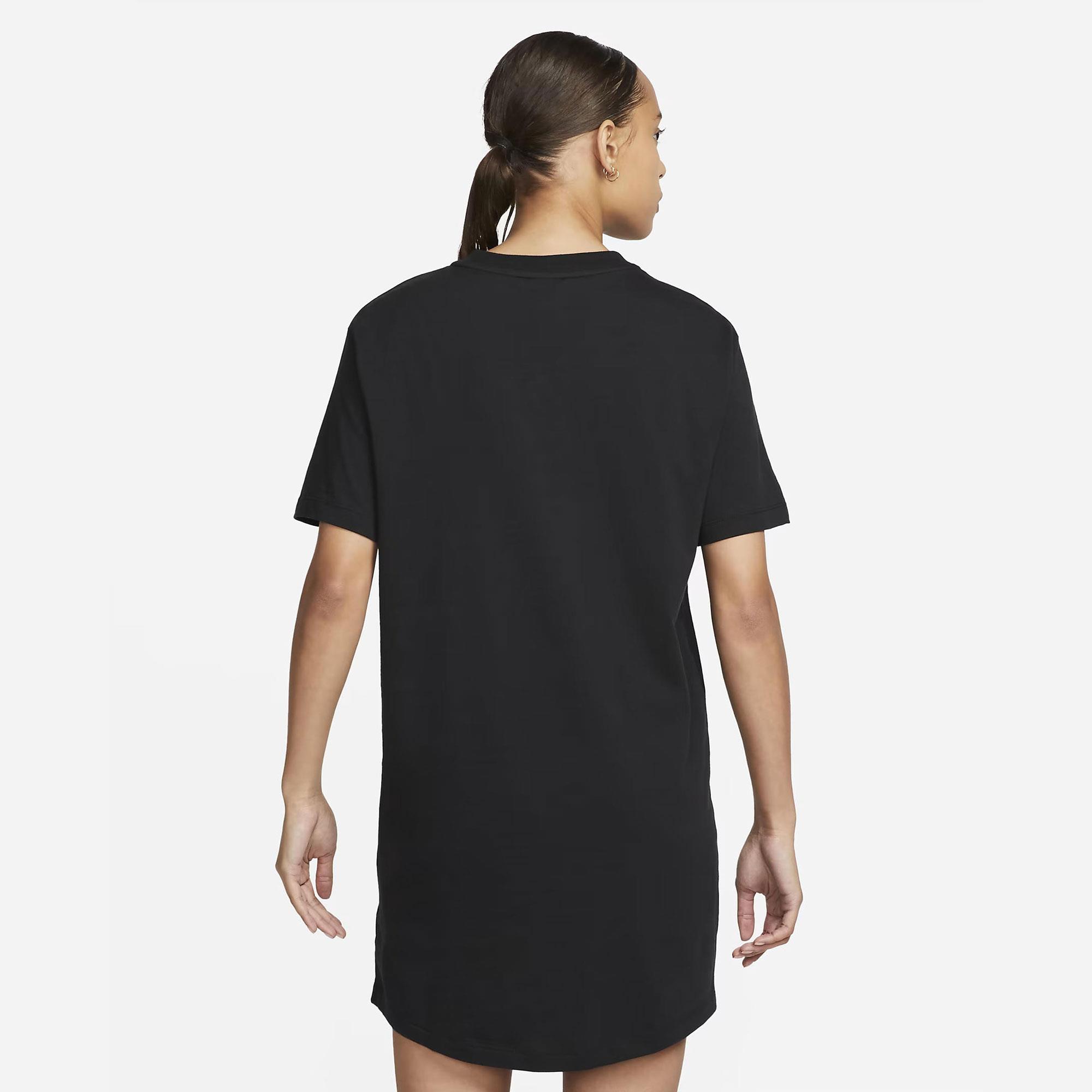 W NSW ESSNTL SS DRESS TSHRT - BEYAZ