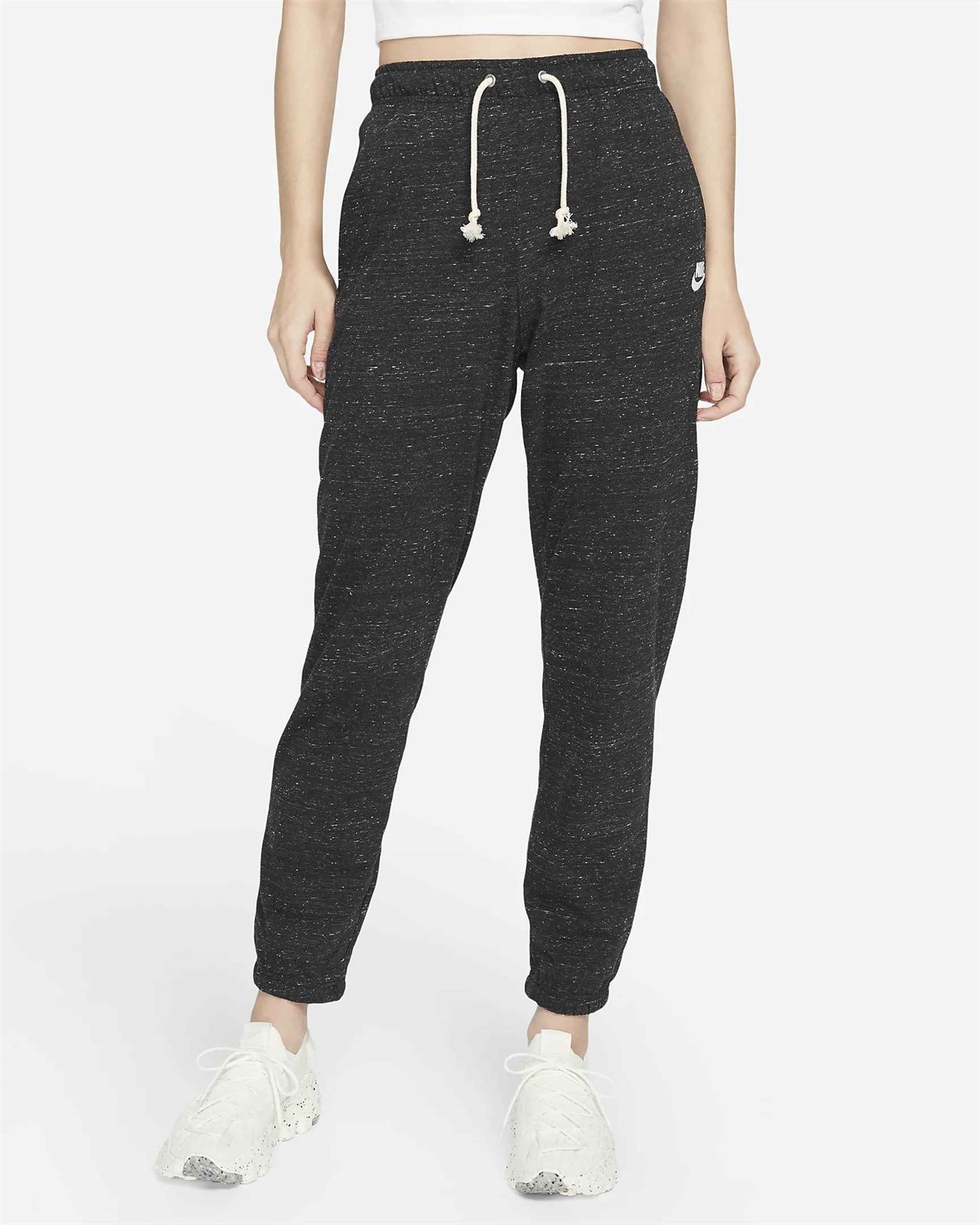 W NSW GYM VNTG EASY PANT - BEYAZ