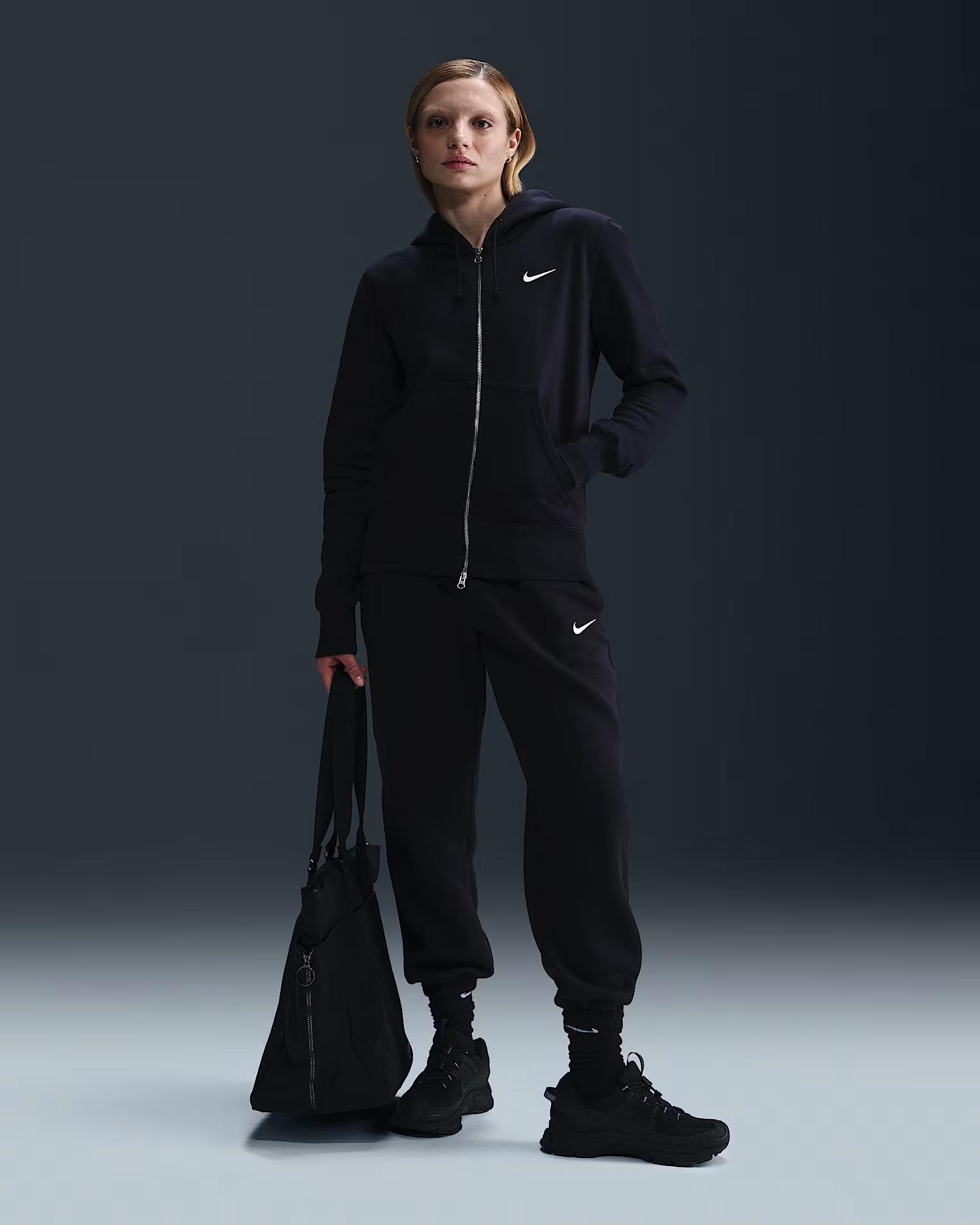 W NSW PHNX FLC STD FZ HDY - BEYAZ