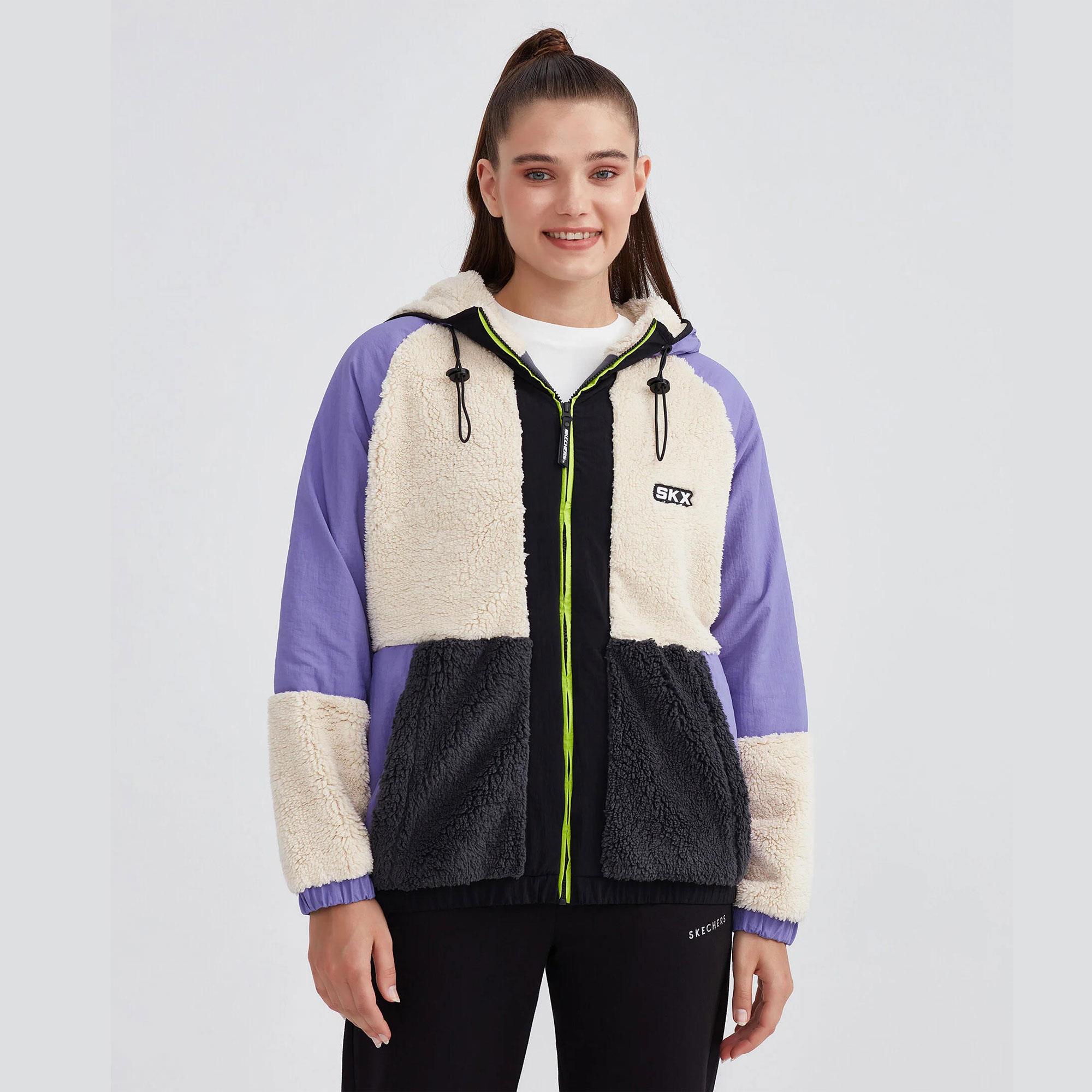 W Outdoor Fleece Full Zip Sherpa - SİYAH(MAT)