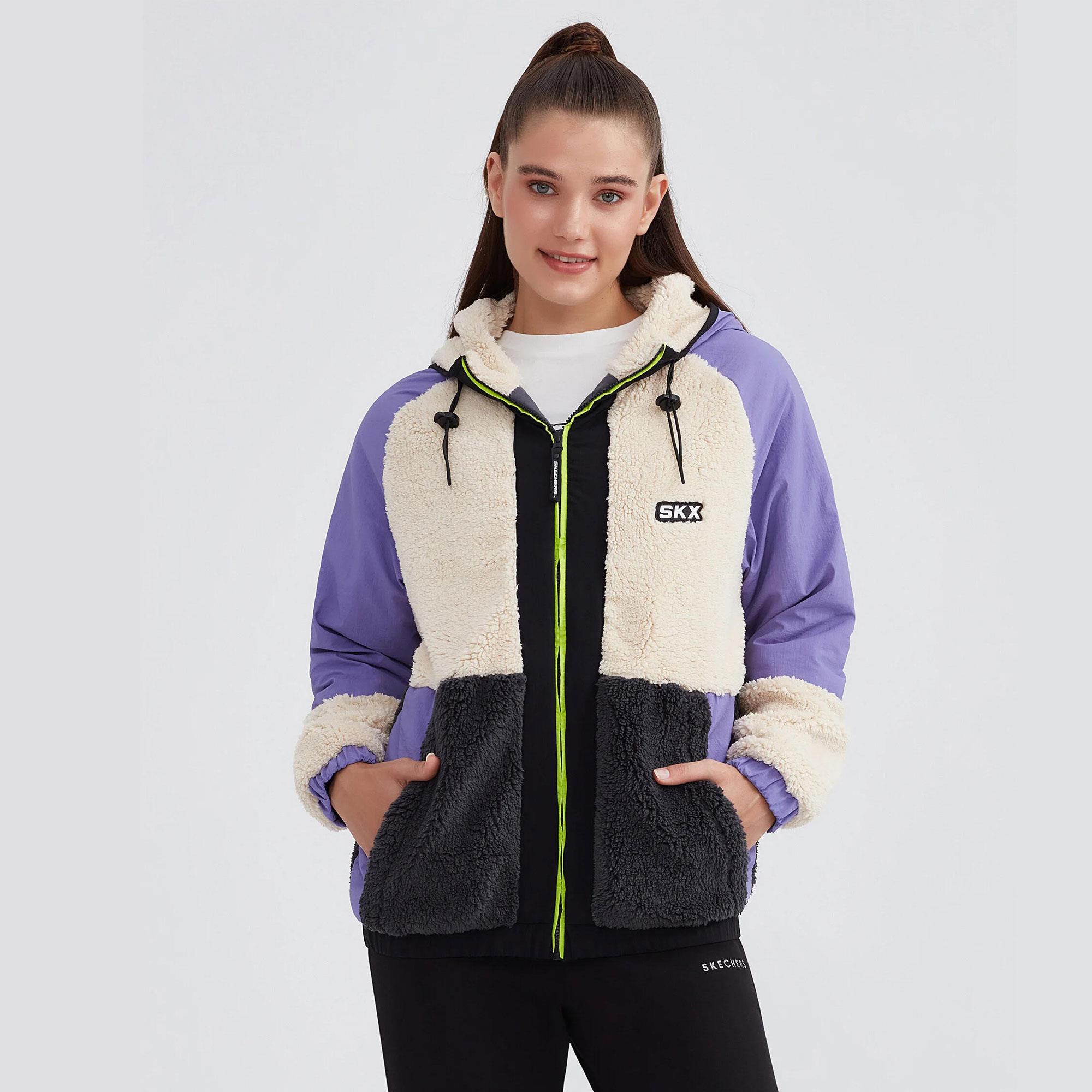 W Outdoor Fleece Full Zip Sherpa - SİYAH(MAT)