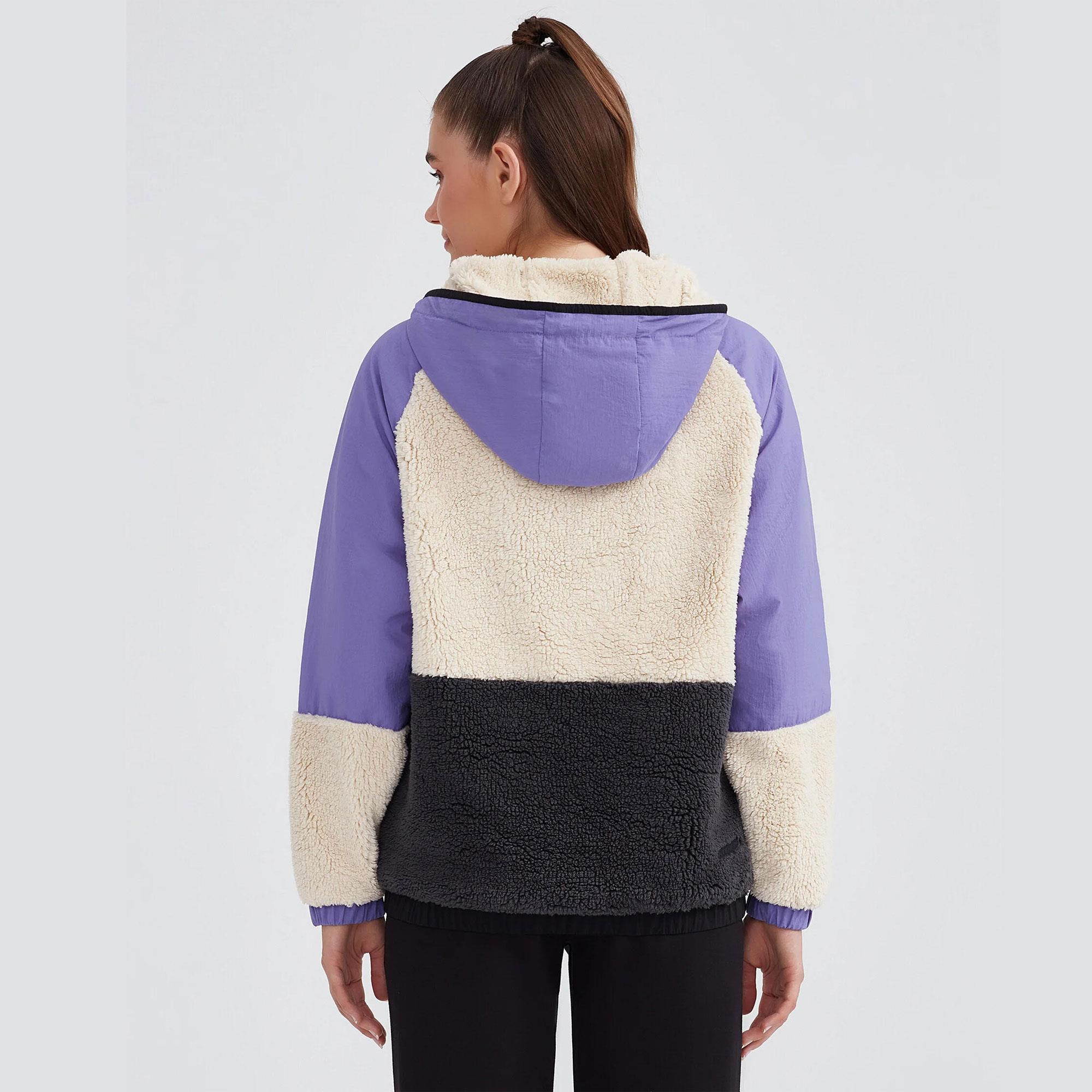 W Outdoor Fleece Full Zip Sherpa - SİYAH(MAT)