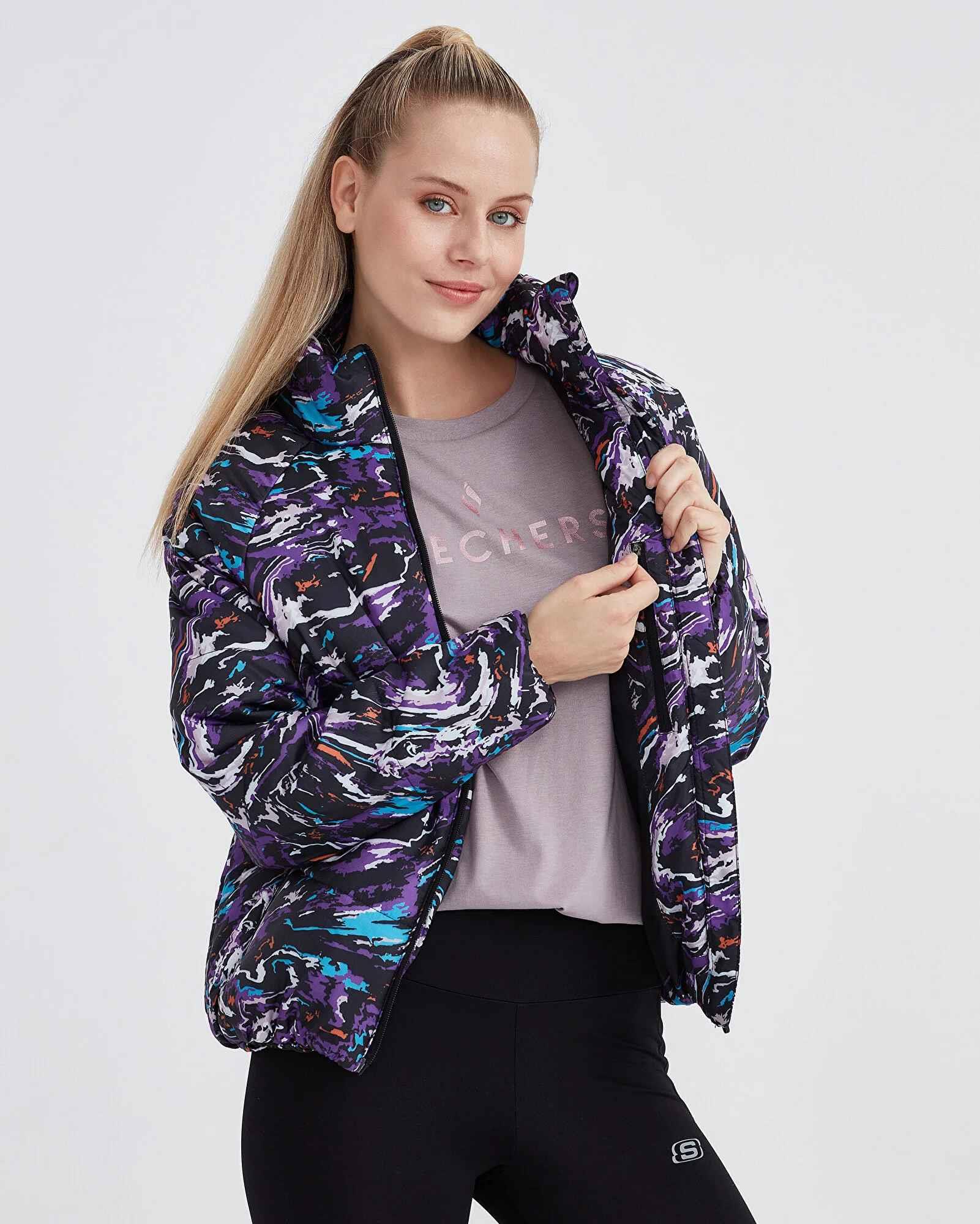 W Outerwear Padded Jacket - GRİ