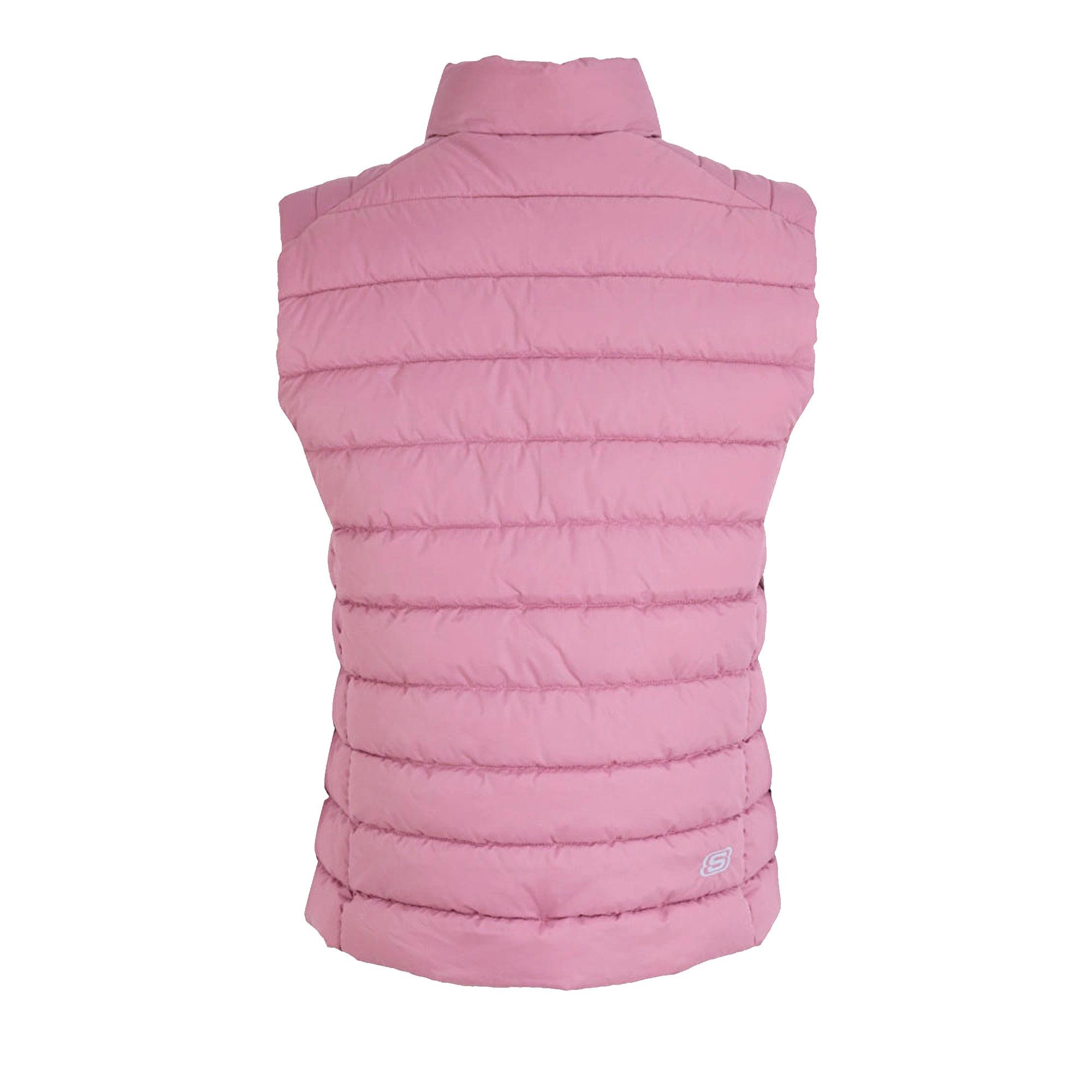 W Outerwear Padded Vest - SİYAH/FUŞYA