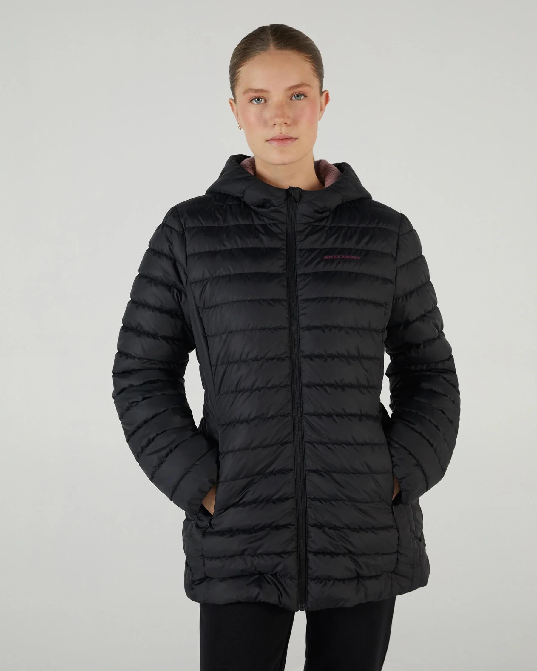 W Outerwear Polar Lining Padded Jacket - SİYAH