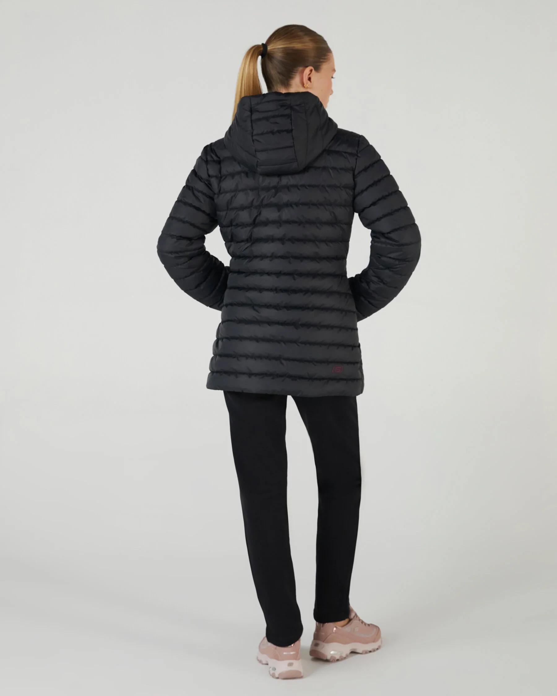 W Outerwear Polar Lining Padded Jacket - SİYAH