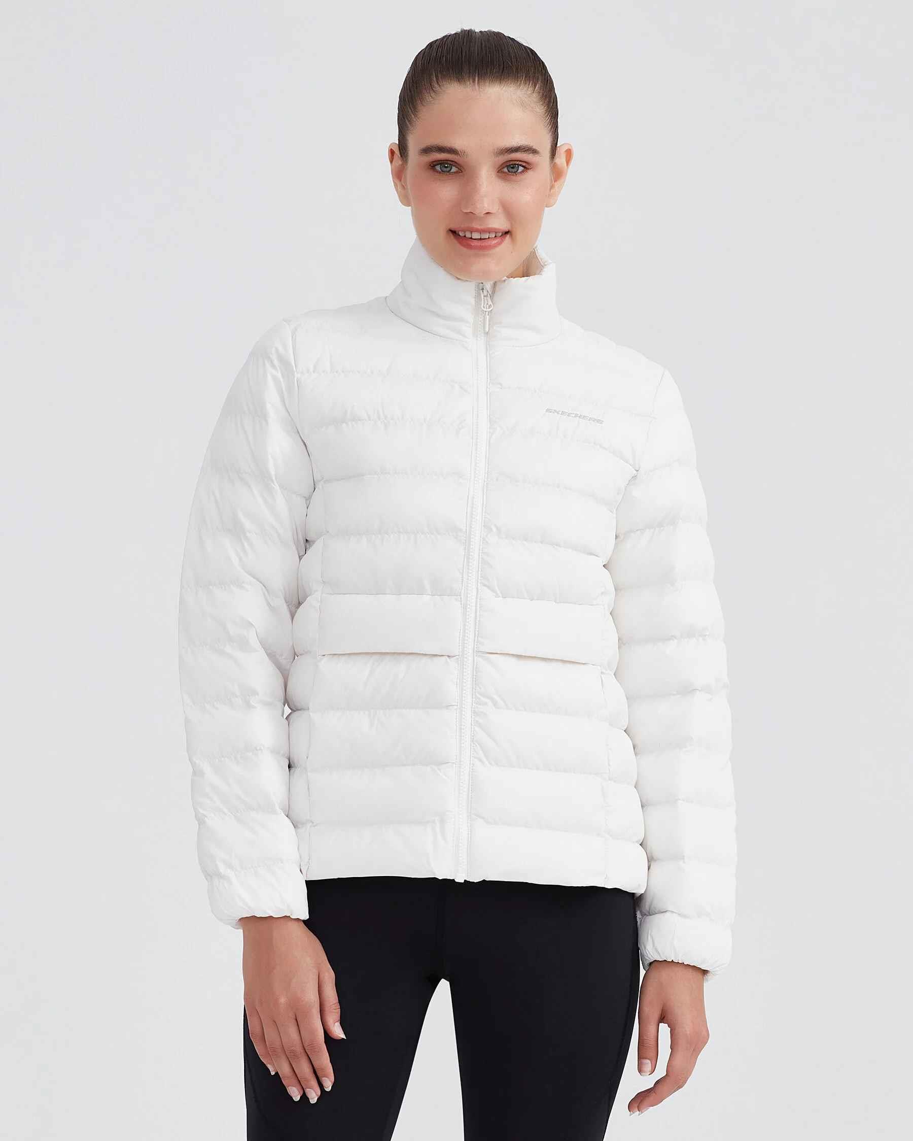 W Outerwear Pop Up Detailed Padded Jacket - TURUNCU