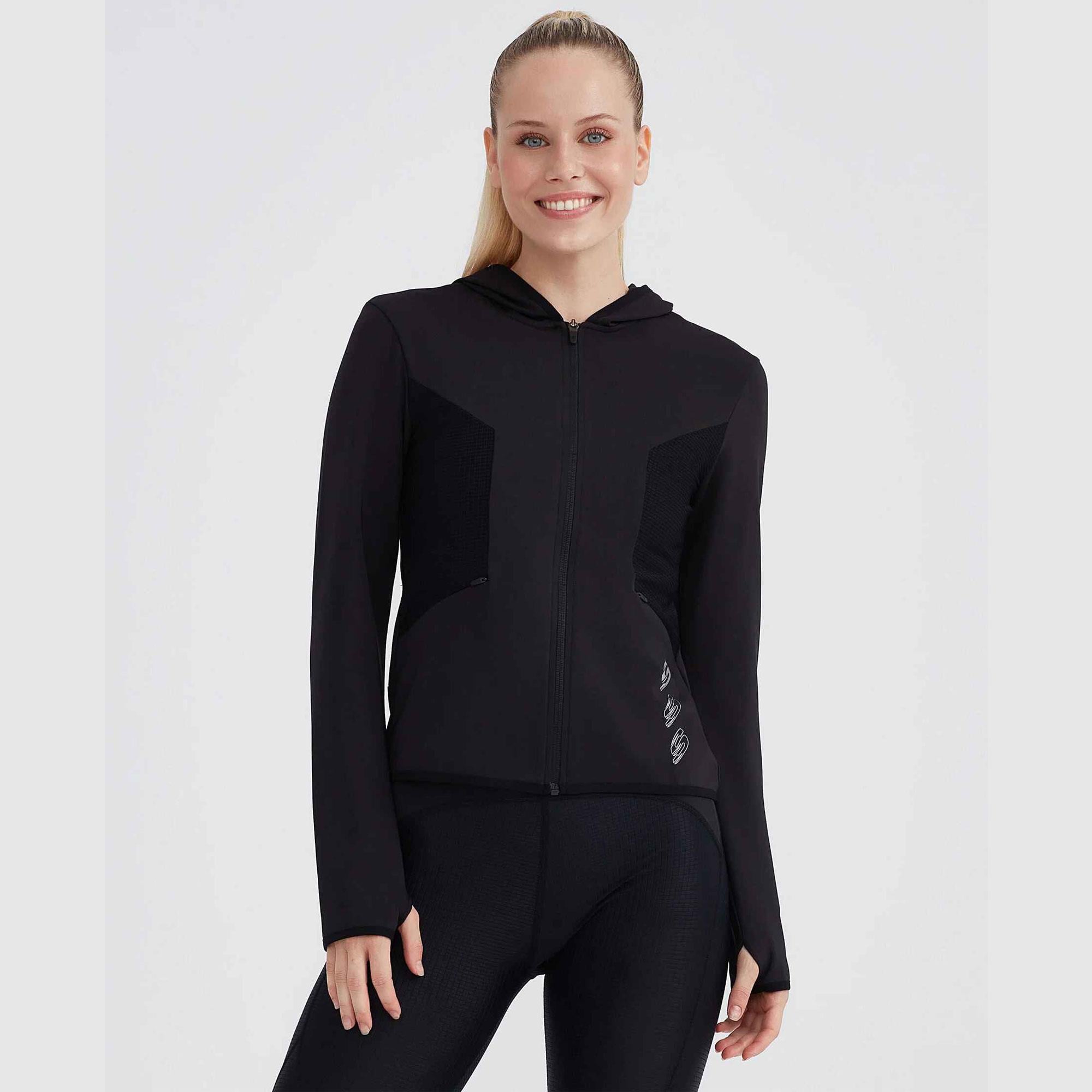 W Performance Coll. Full Zip Sweatshirt - SİYAH