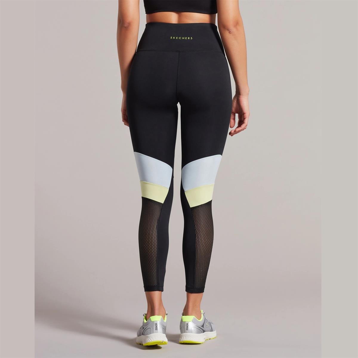 W Performance Coll. Mesh Detailed Ankle Legging - SİYAH
