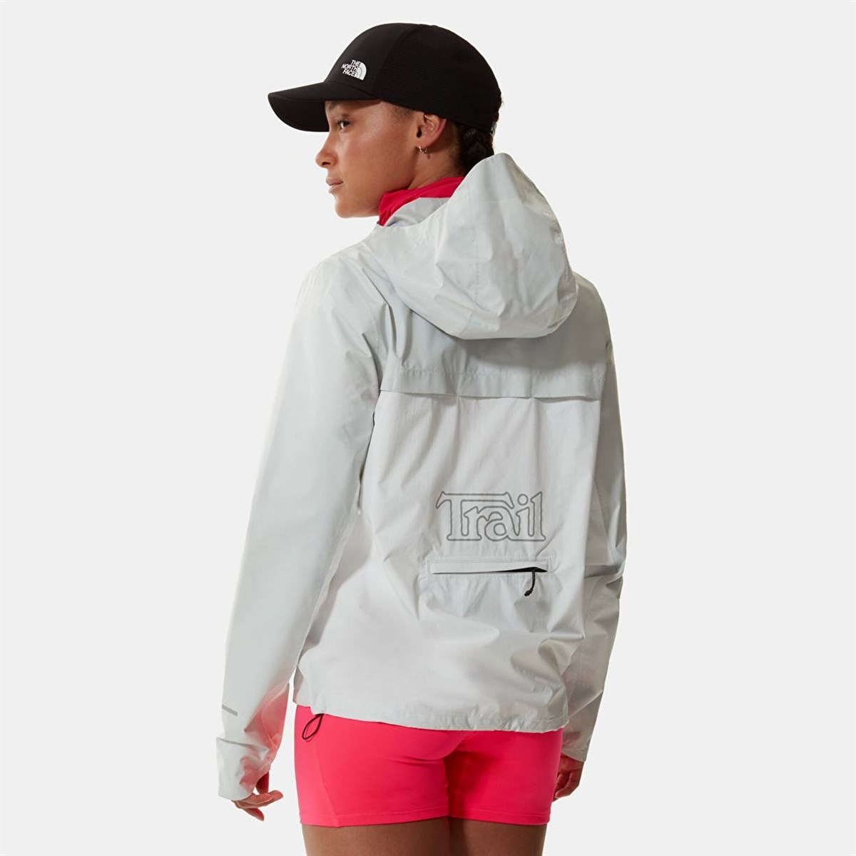 W PRINTED FIRST DAWN PACKABLE JACKET - BEYAZ