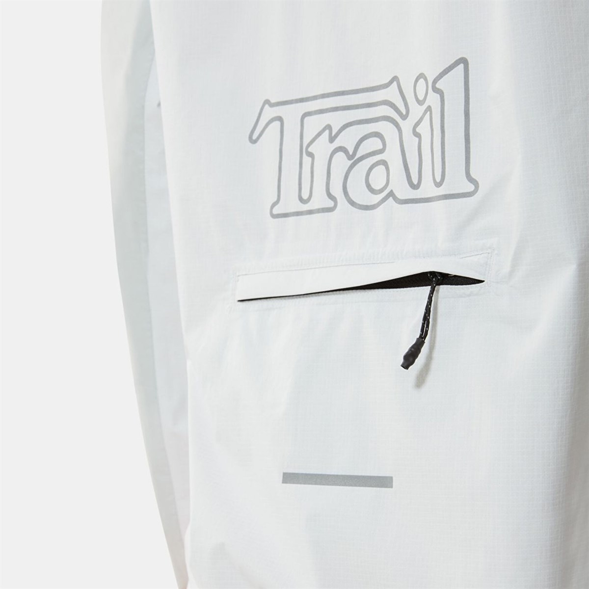 W PRINTED FIRST DAWN PACKABLE JACKET - BEYAZ