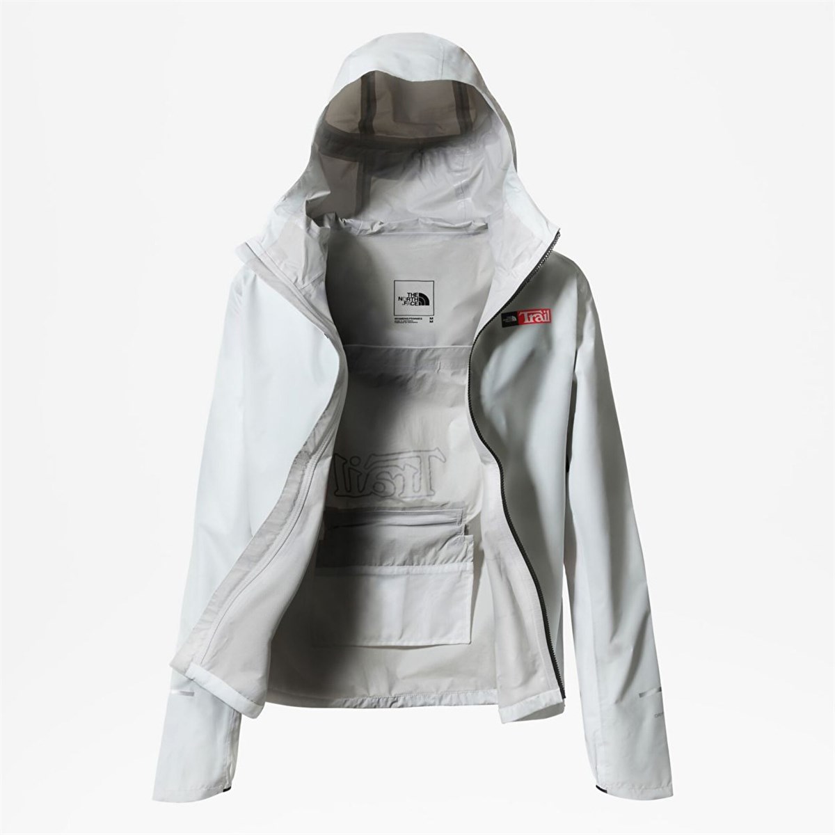 W PRINTED FIRST DAWN PACKABLE JACKET - BEYAZ