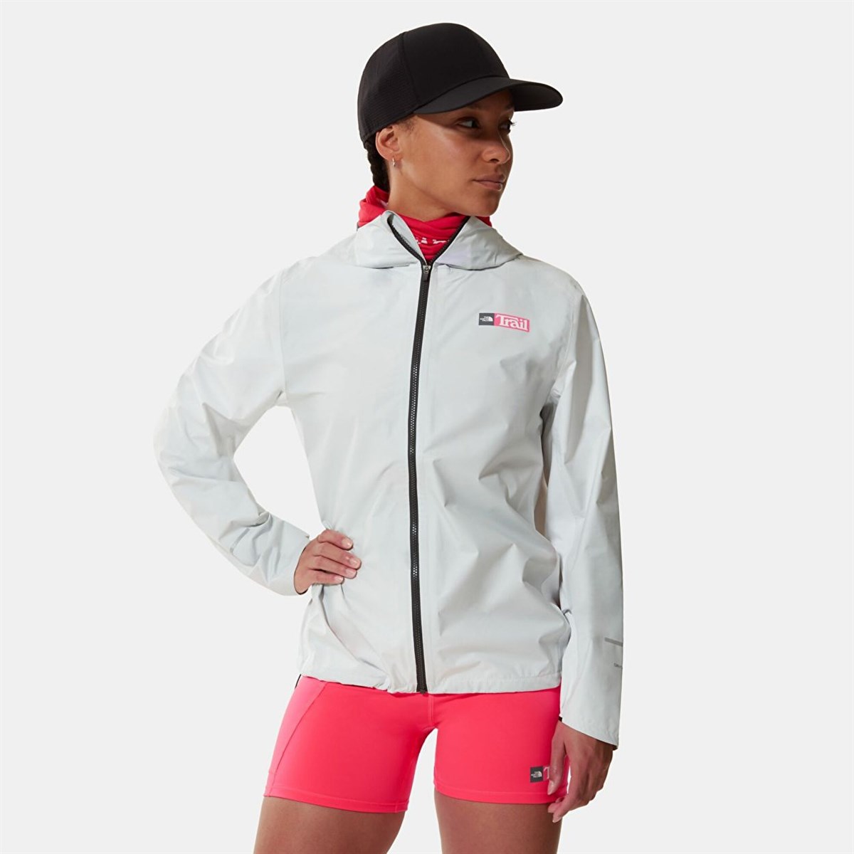 W PRINTED FIRST DAWN PACKABLE JACKET - BEYAZ