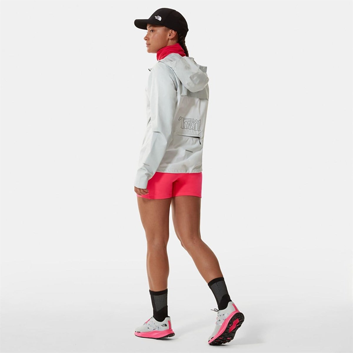 W PRINTED FIRST DAWN PACKABLE JACKET - BEYAZ
