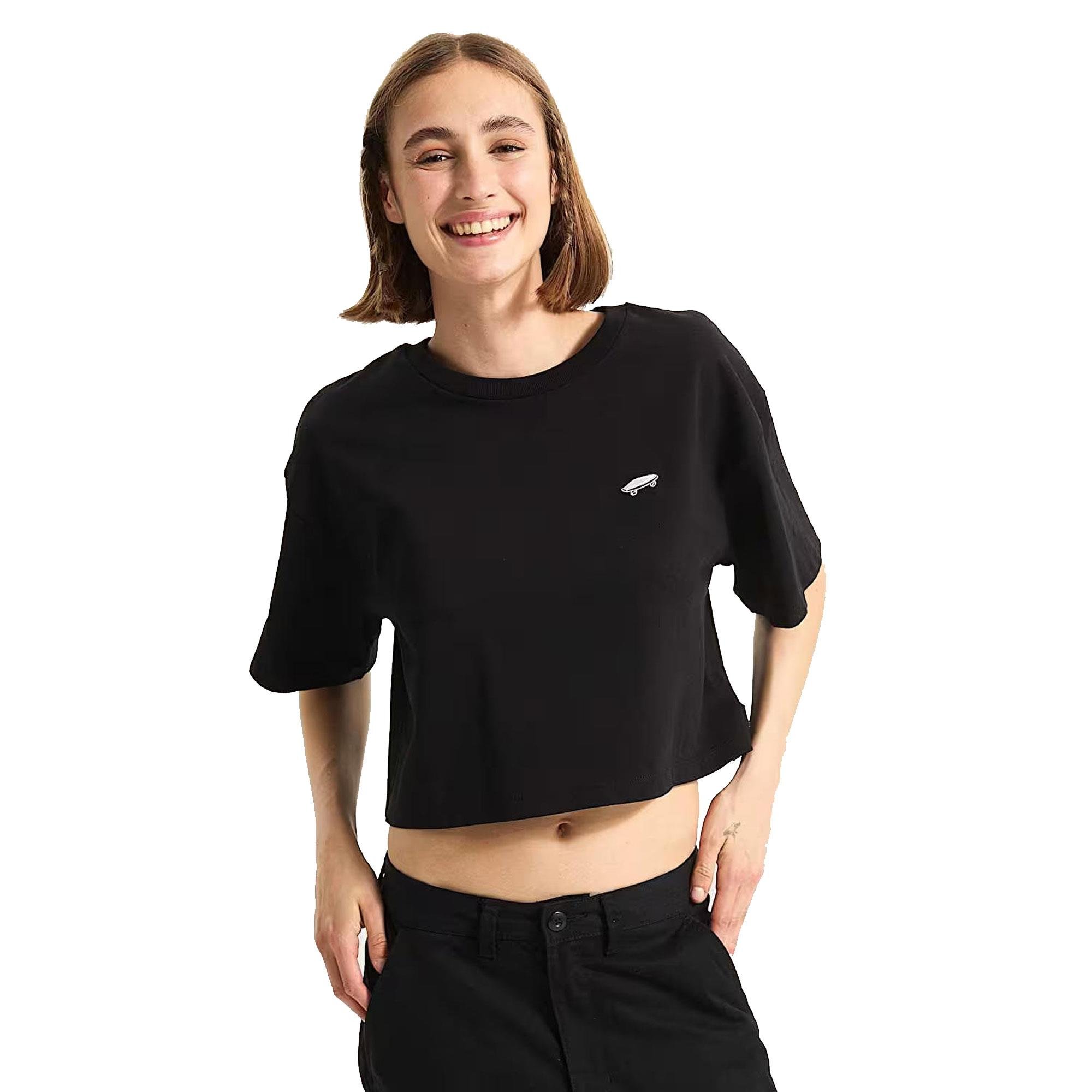 W SALTON RELAX CROP SS - SIYAH