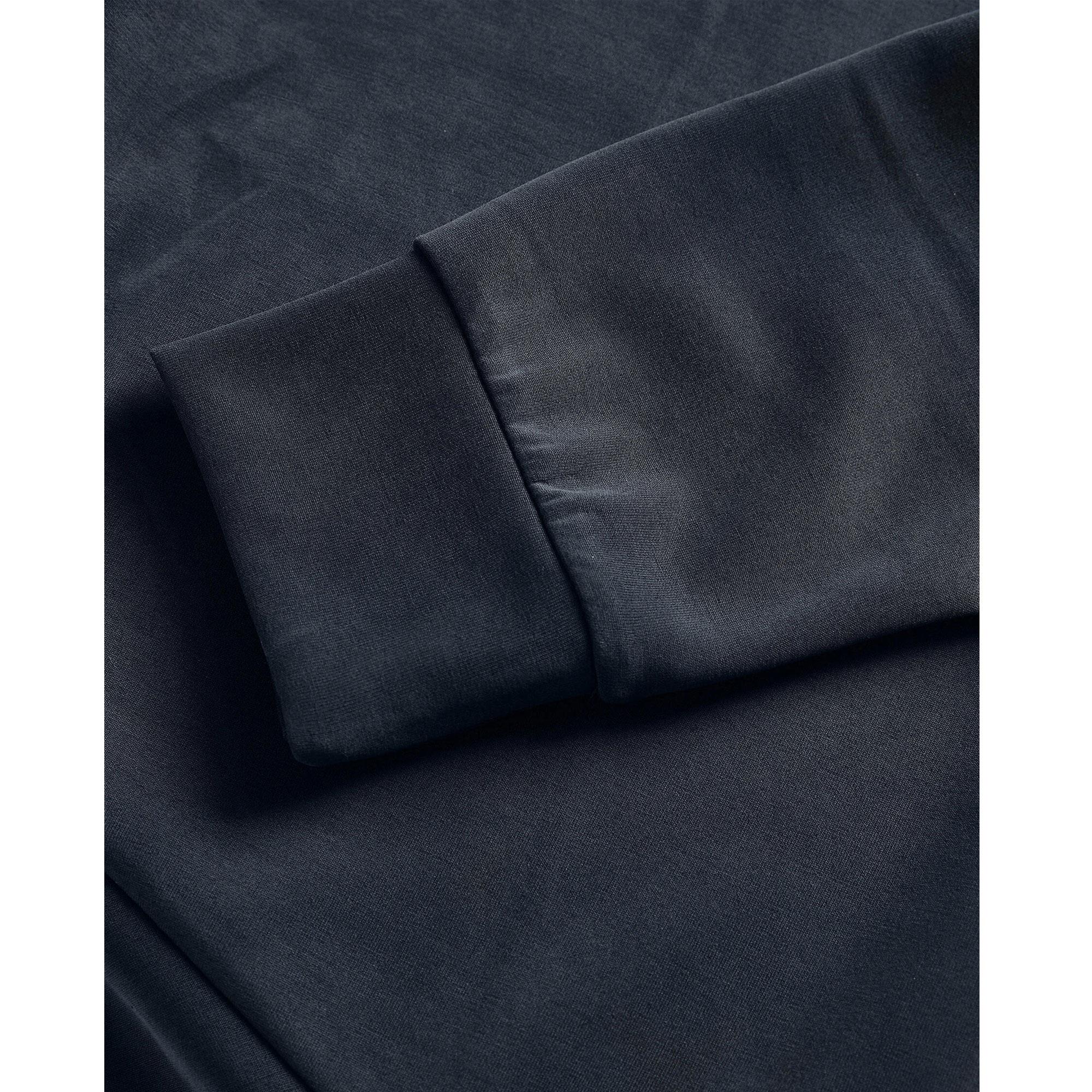 W Soft Touch Hoodie Sweatshirt - SİYAH