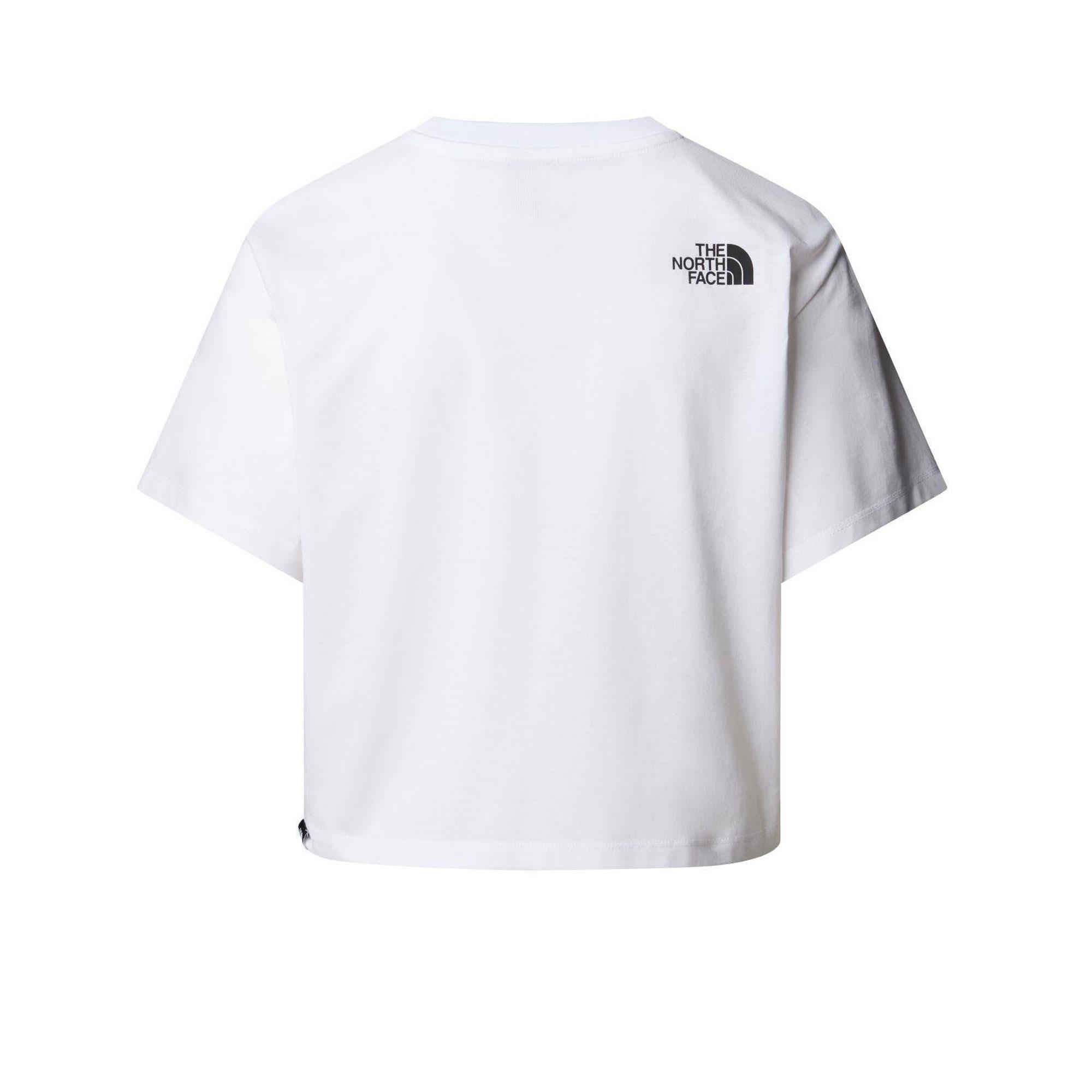 W SS EASY RELAXED CROPPED TEE - BEYAZ