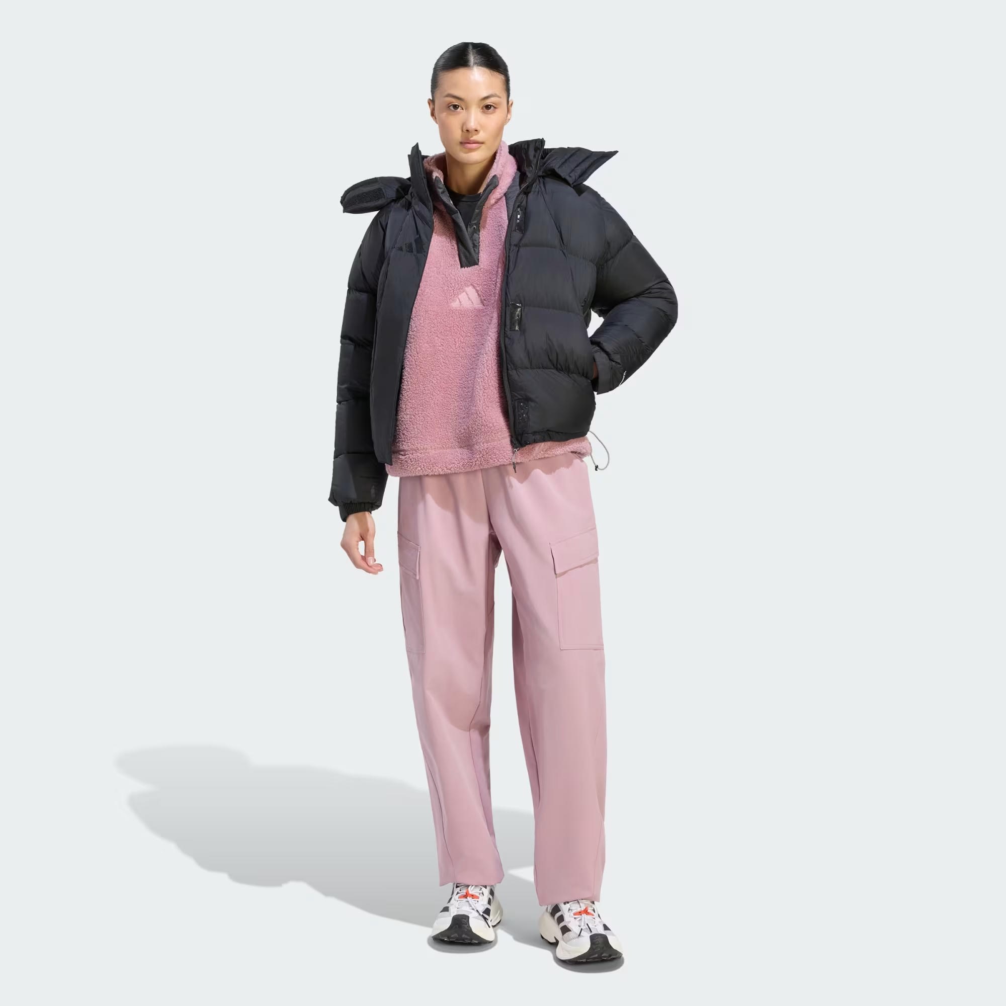 W XPL PUFFER J - ADIDAS SIYAH