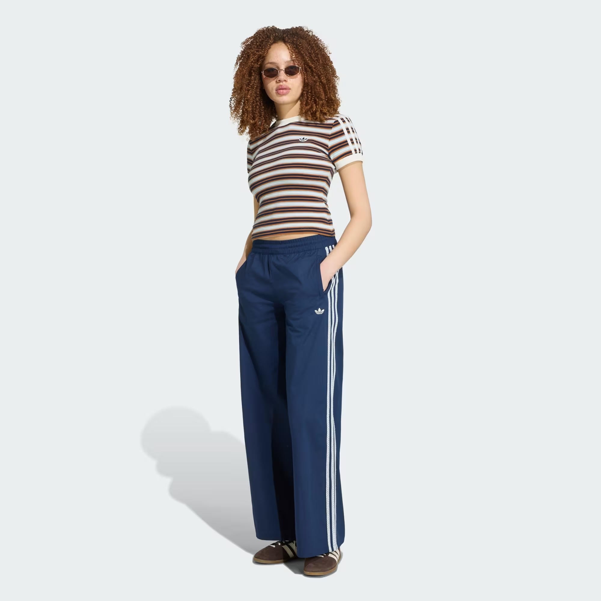 WIDE LEG PANTS - ADIDAS SIYAH