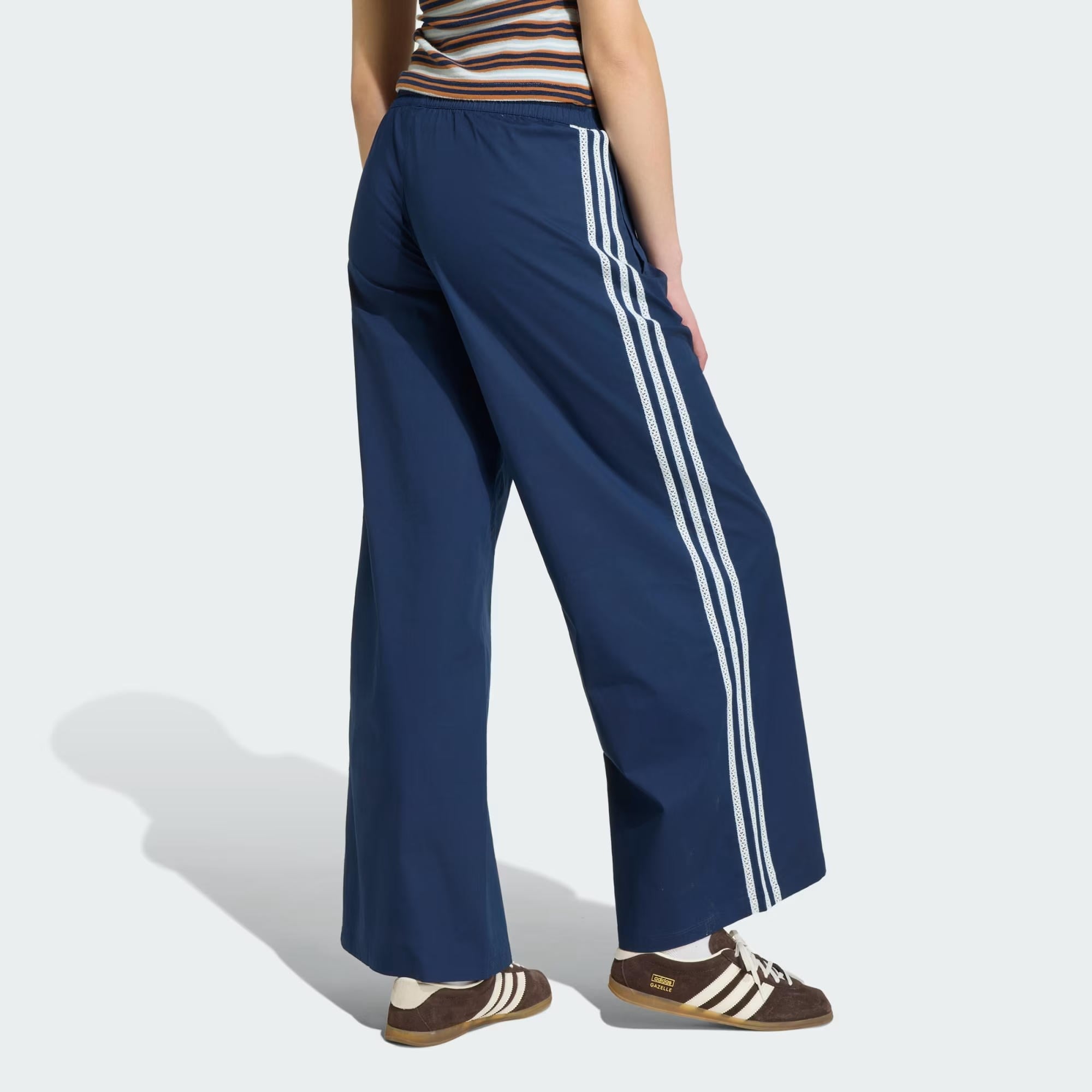 WIDE LEG PANTS - ADIDAS SIYAH