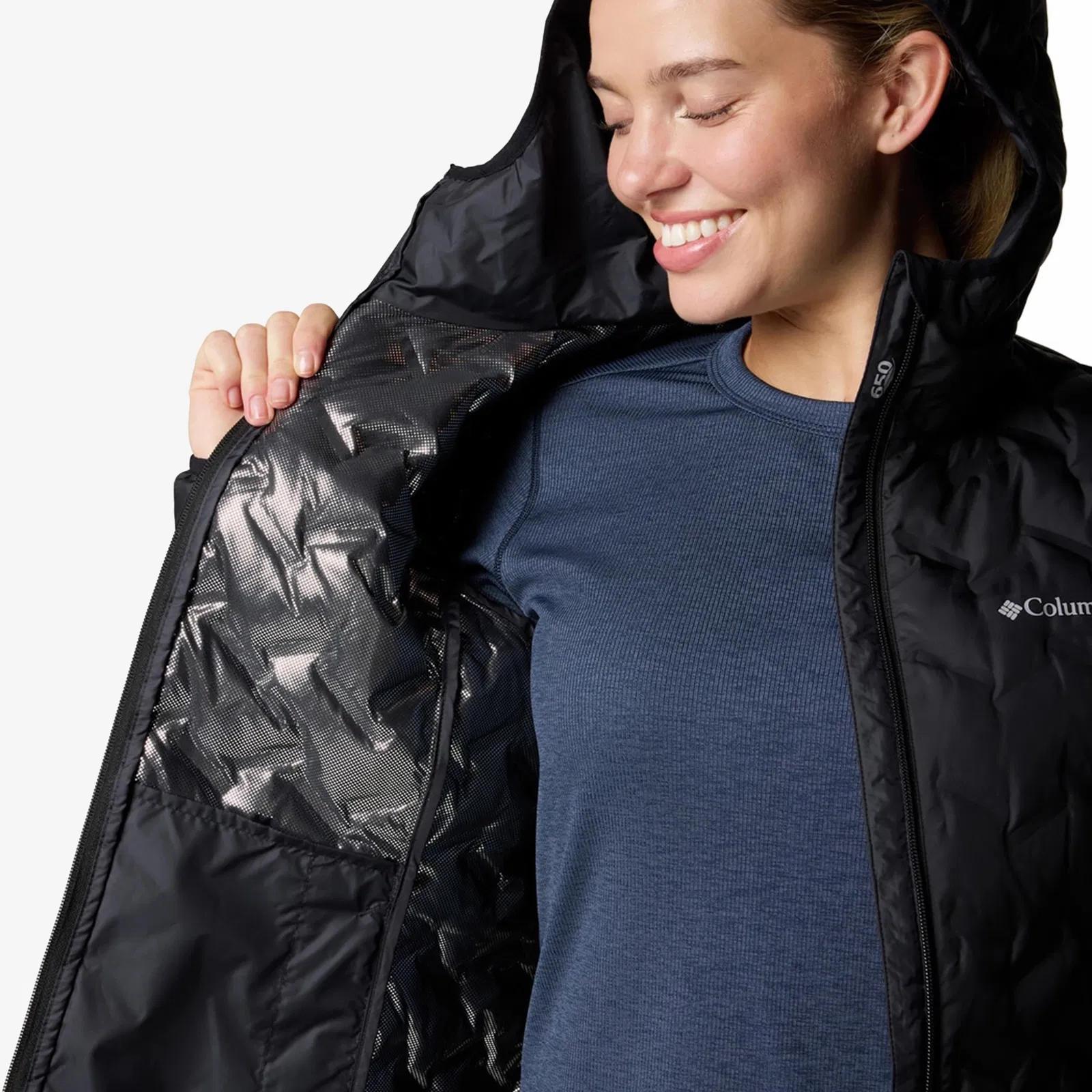 WK2769 DELTA RIDGE II DOWN HOODED JACKET - BEYAZ