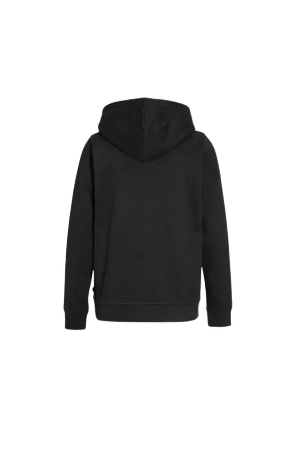 WM DROP V LOGO HOODIE-B - SIYAH