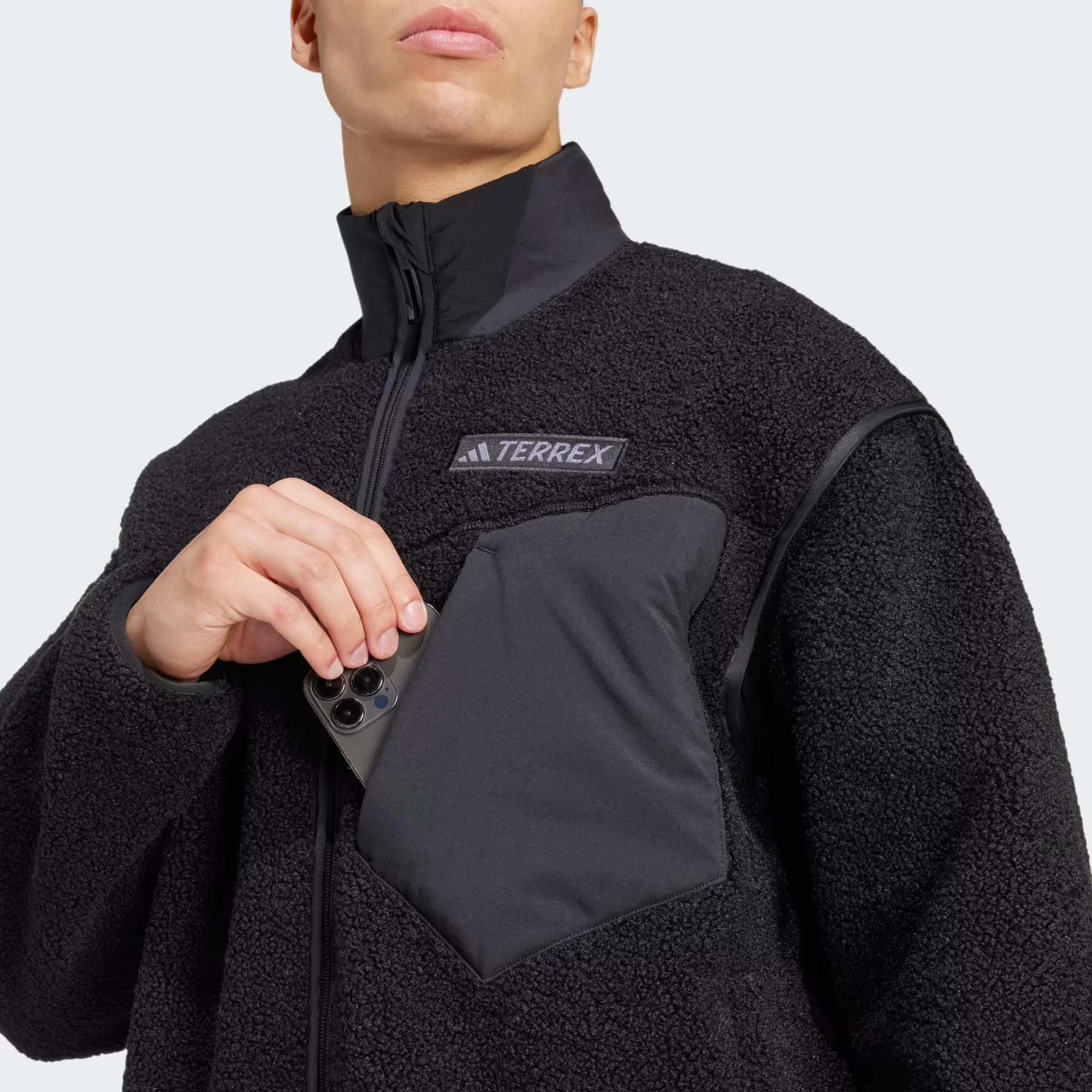 XPL PILE FL JKT - ADIDAS SIYAH