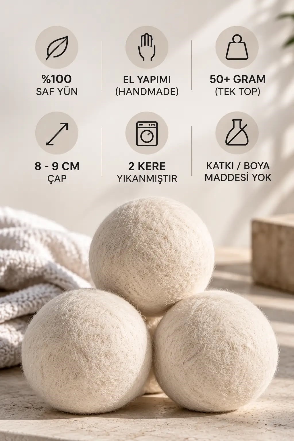 3 XL Kurutma Topu