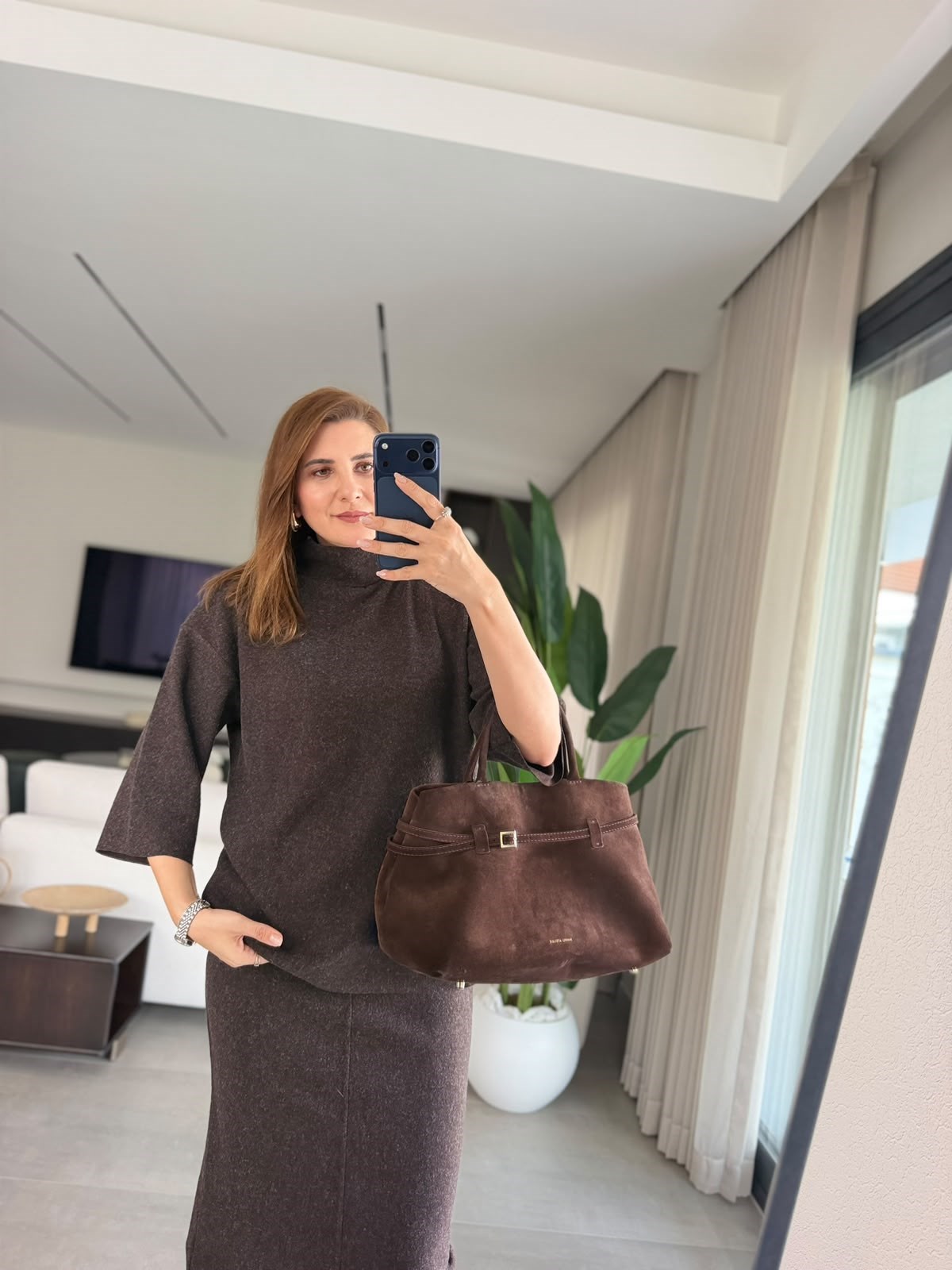 Acı Kahve Belinda Korse Etekli Takım