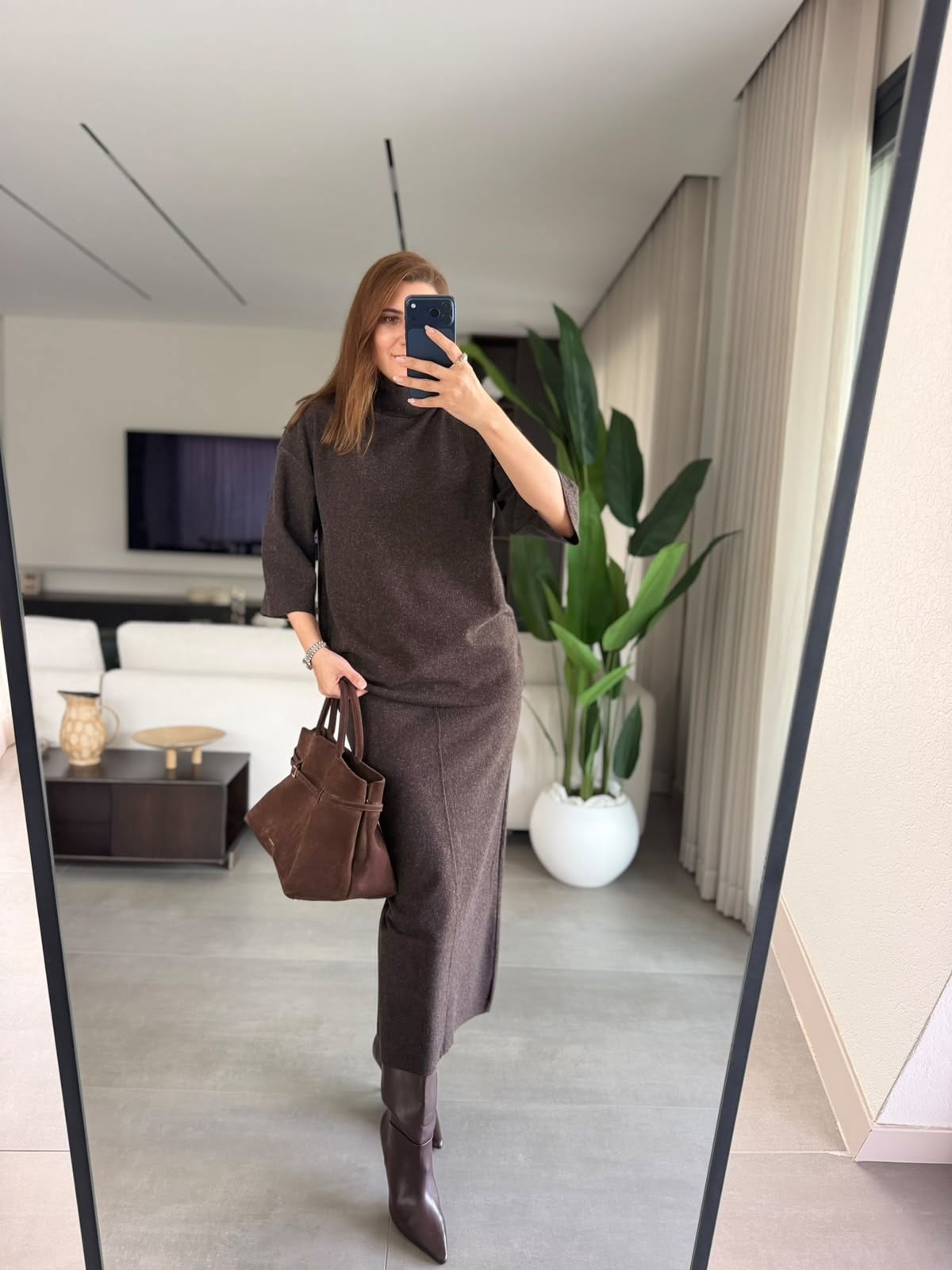 Acı Kahve Belinda Korse Etekli Takım