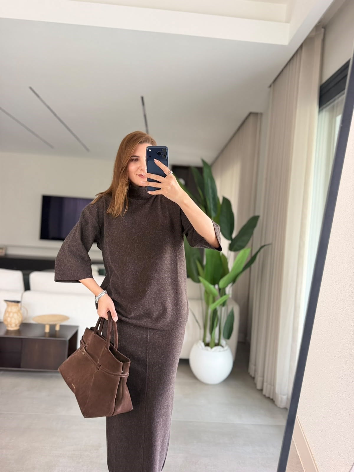 Acı Kahve Belinda Korse Etekli Takım